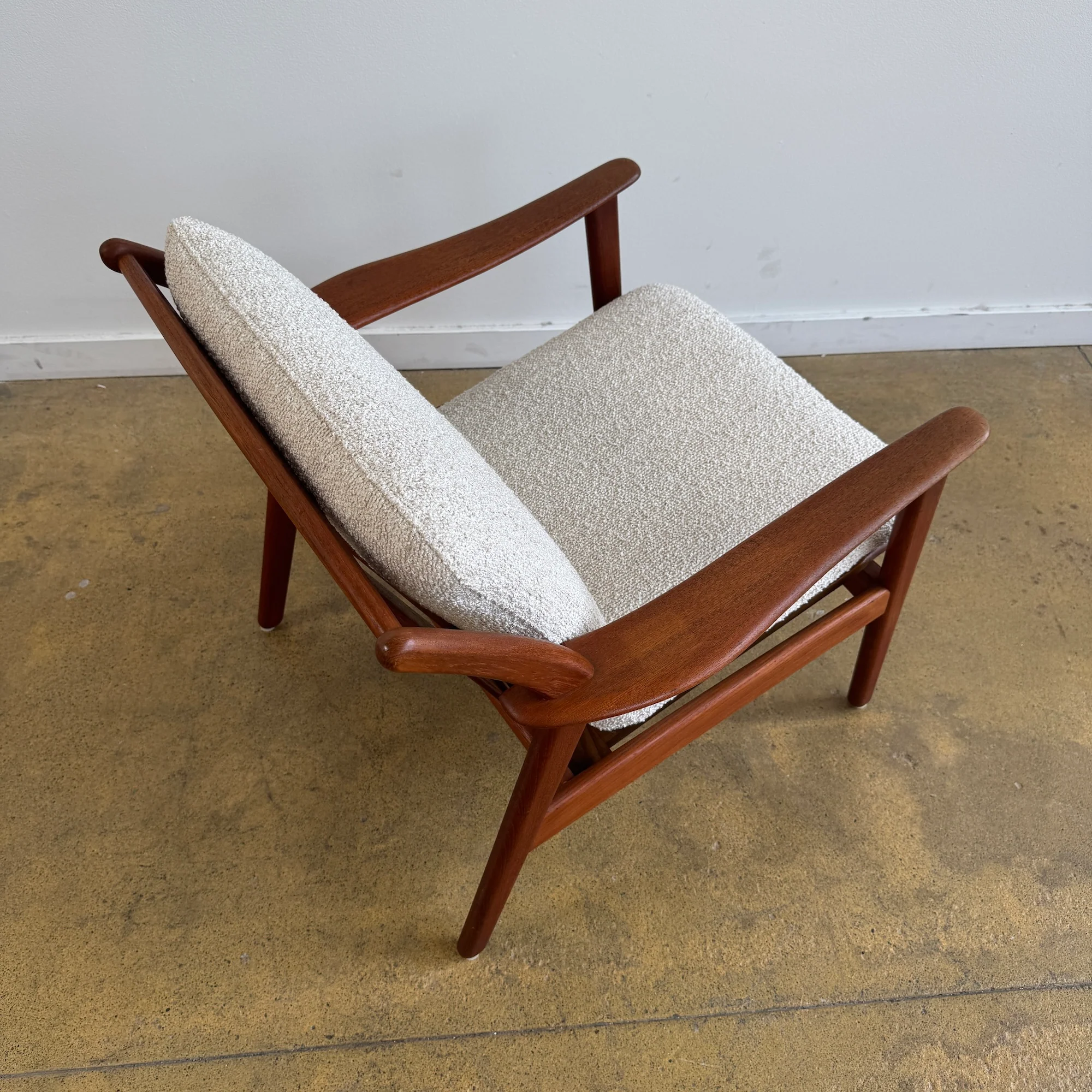 Danish Modern Niels Koefoed "Hans" Teak Lounge Chair (New Upholstery) - Image 5