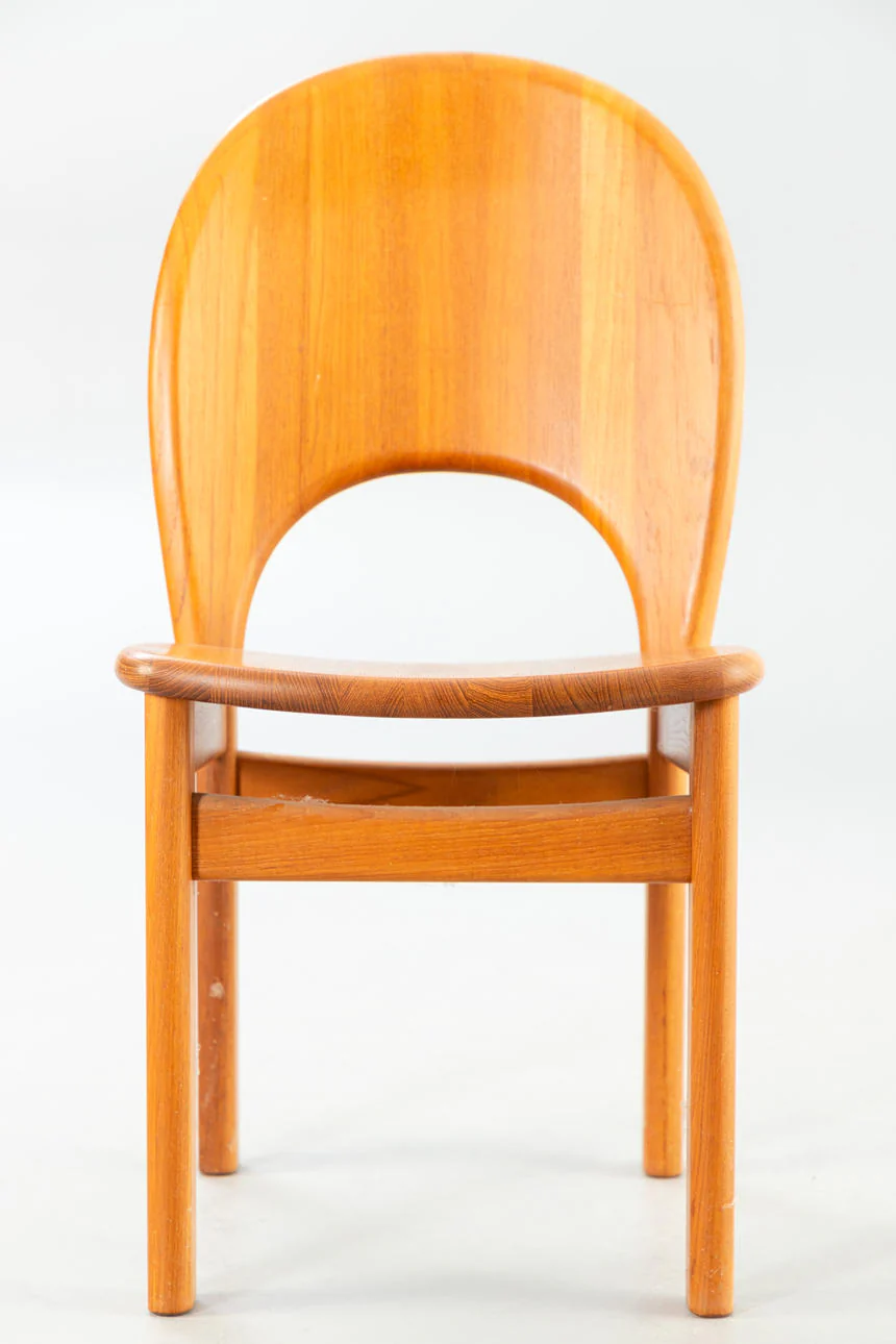 Danish Modern Niels Koefoed Teakwood set of 6 Chairs for Glostrup - Image 3