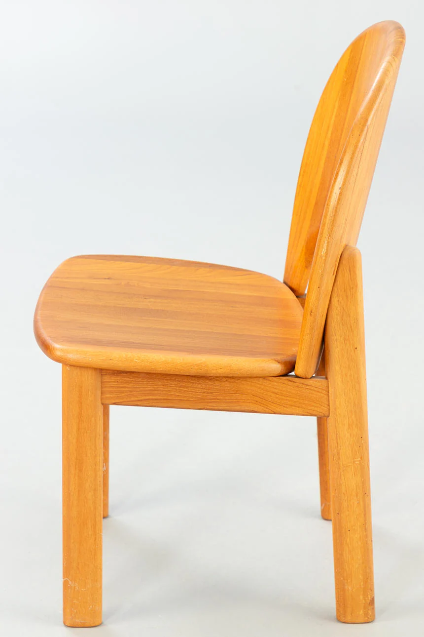 Danish Modern Niels Koefoed Teakwood set of 6 Chairs for Glostrup - Image 5