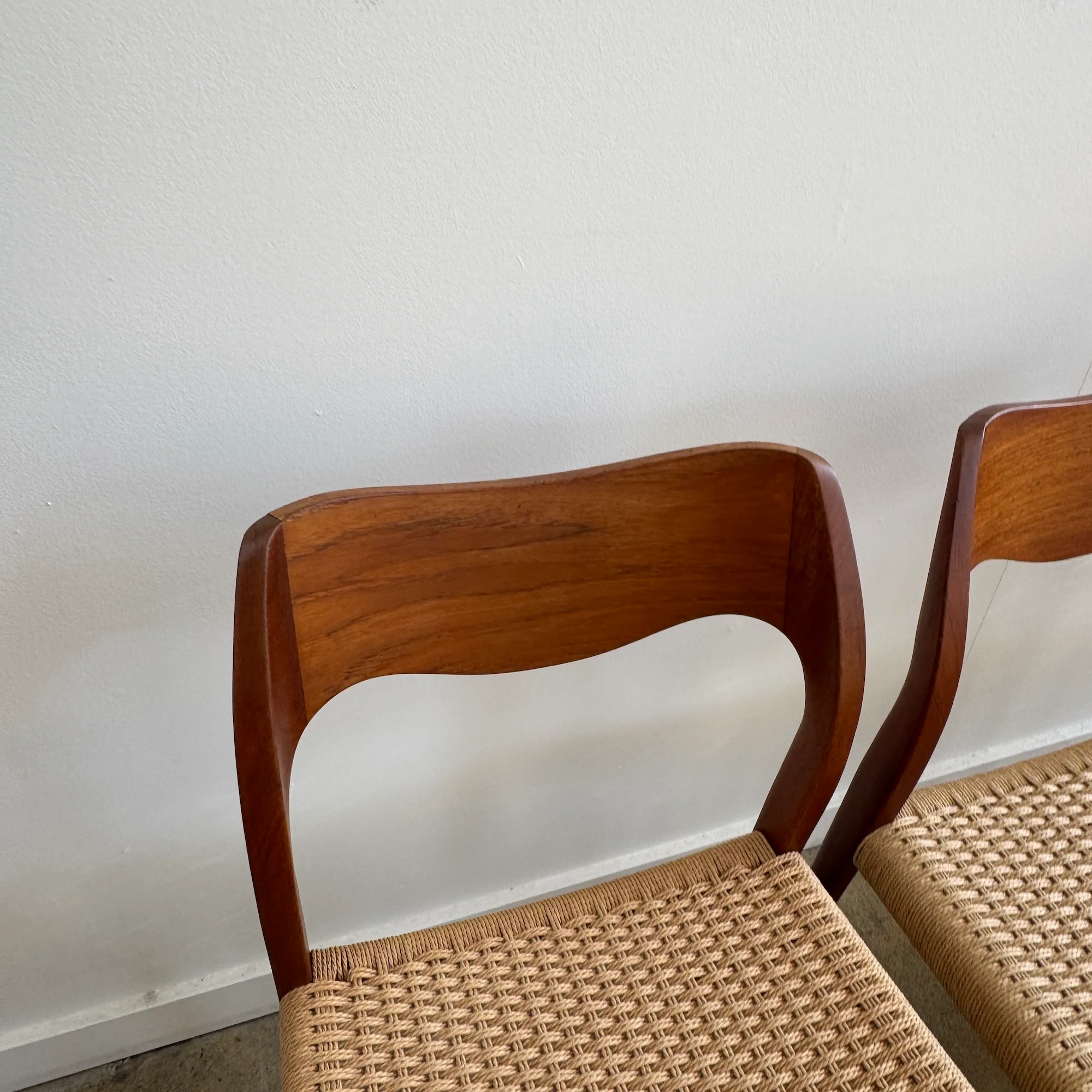 Danish Modern Niels Moller Model 71 dining chairs - Image 7