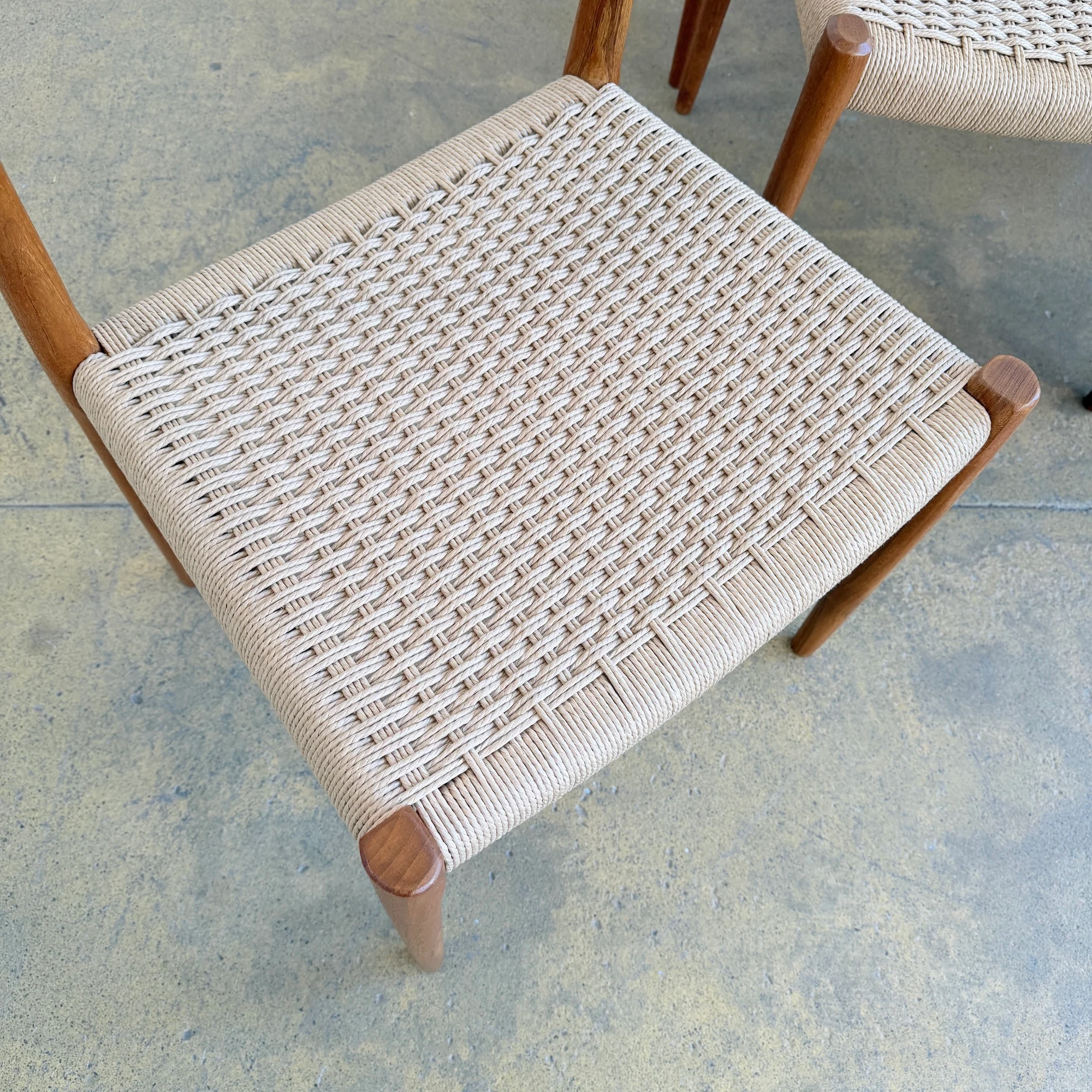 Danish Modern Niels Møller "Model 77" Teak 6 Dining Chairs (Fully Restored) - Image 9