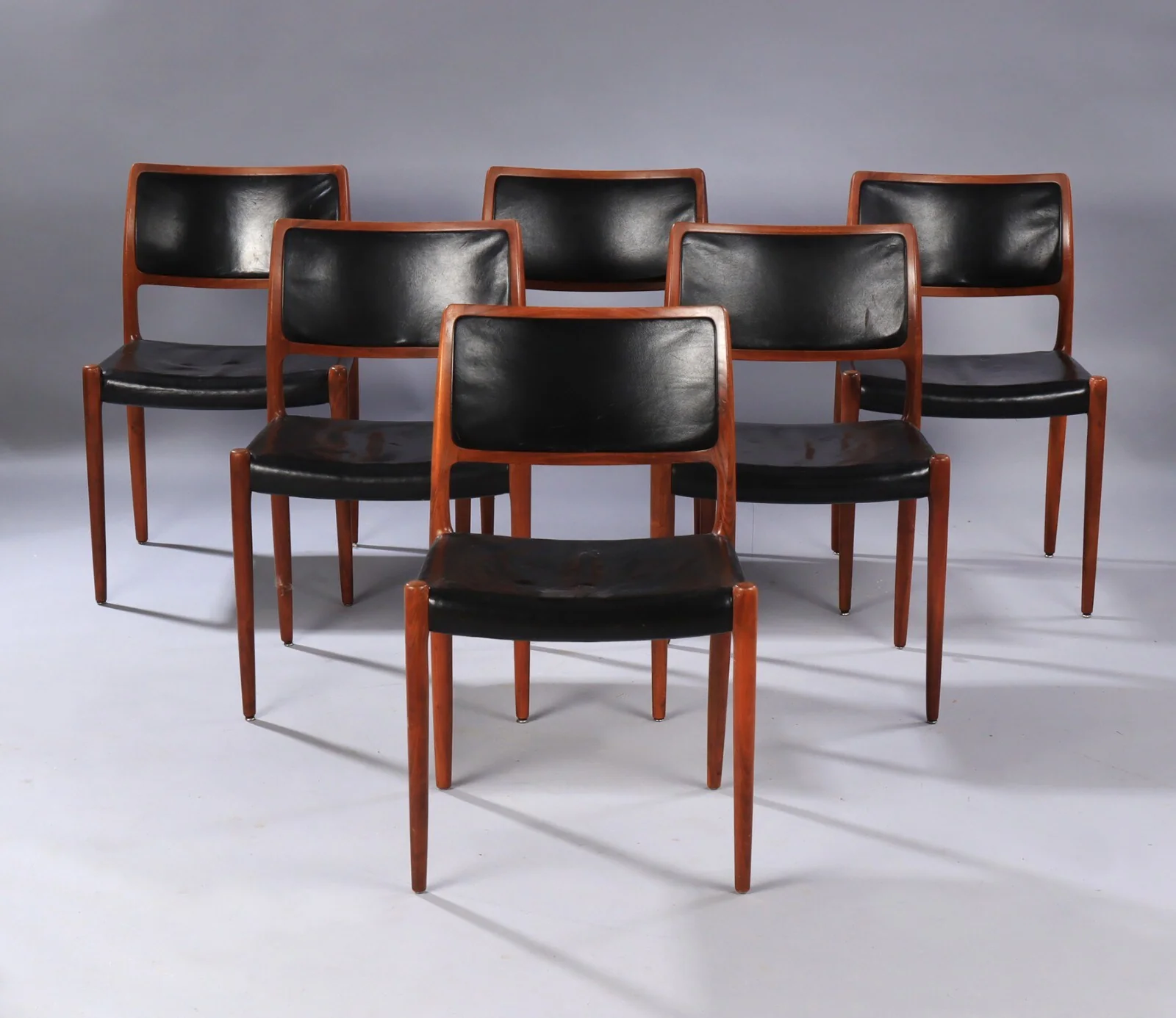 Danish Modern Niels Otto Møller Model 80 Dining Chairs