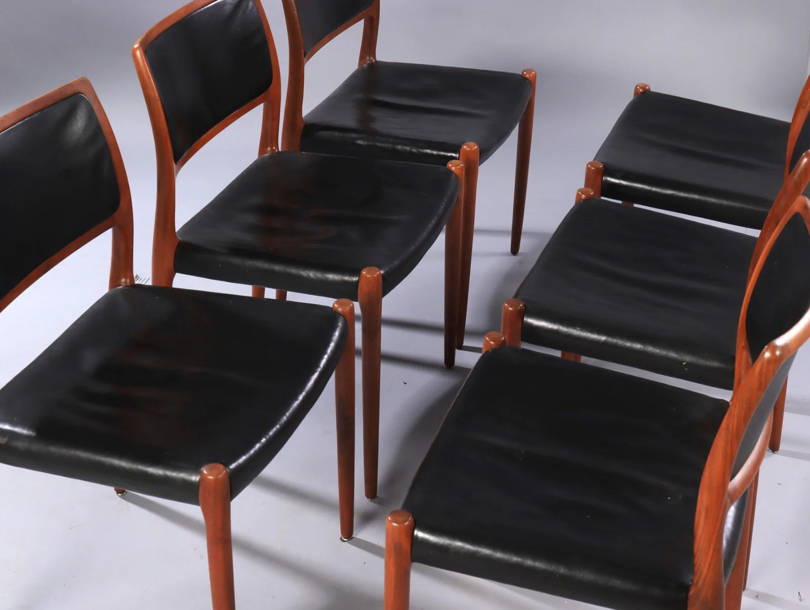 Danish Modern Niels Otto Møller Model 80 Dining Chairs - Image 4