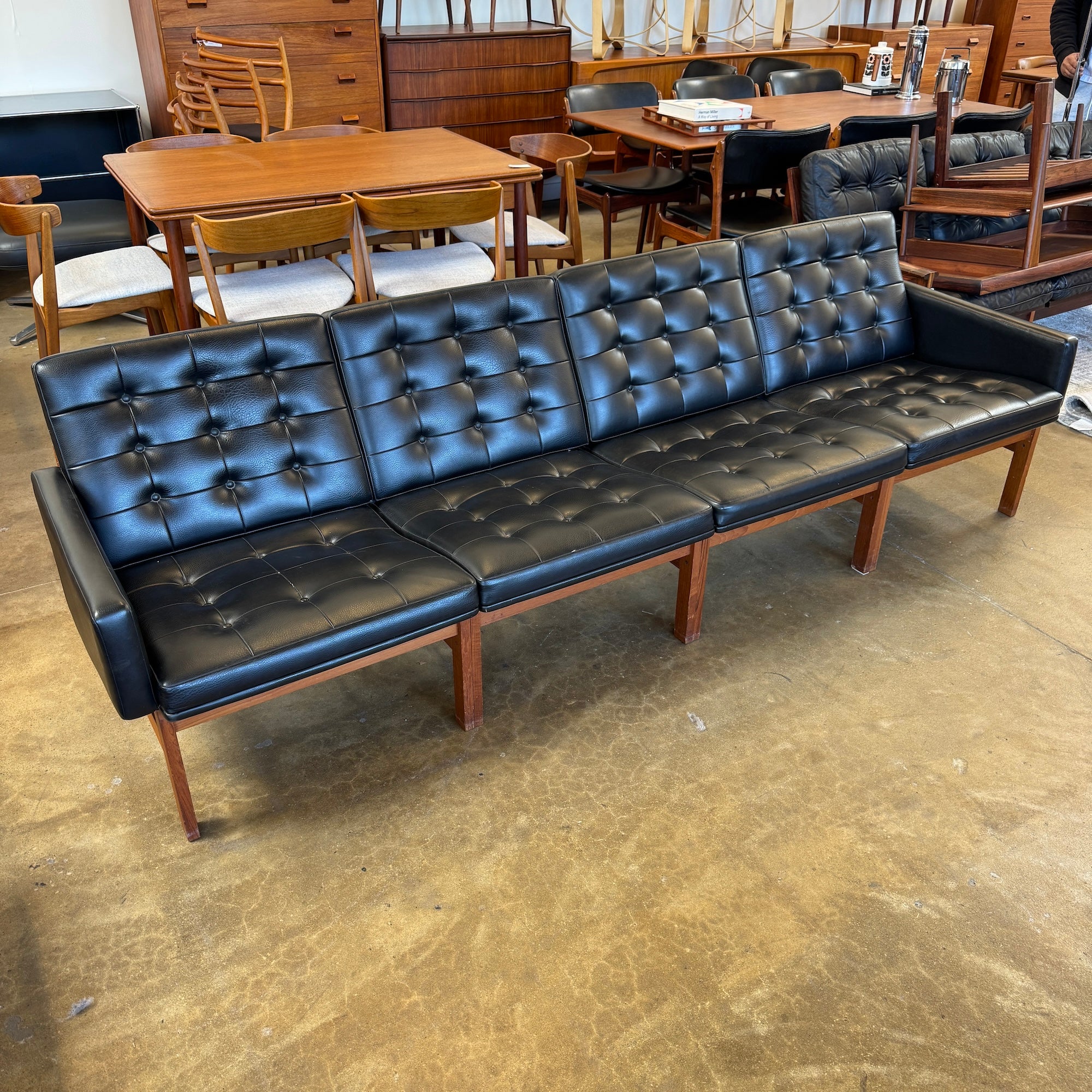 Danish Modern Ole Gjerløv-Knudsen & Torben Lind "Moduline" Sofa by France & Son - Image 2