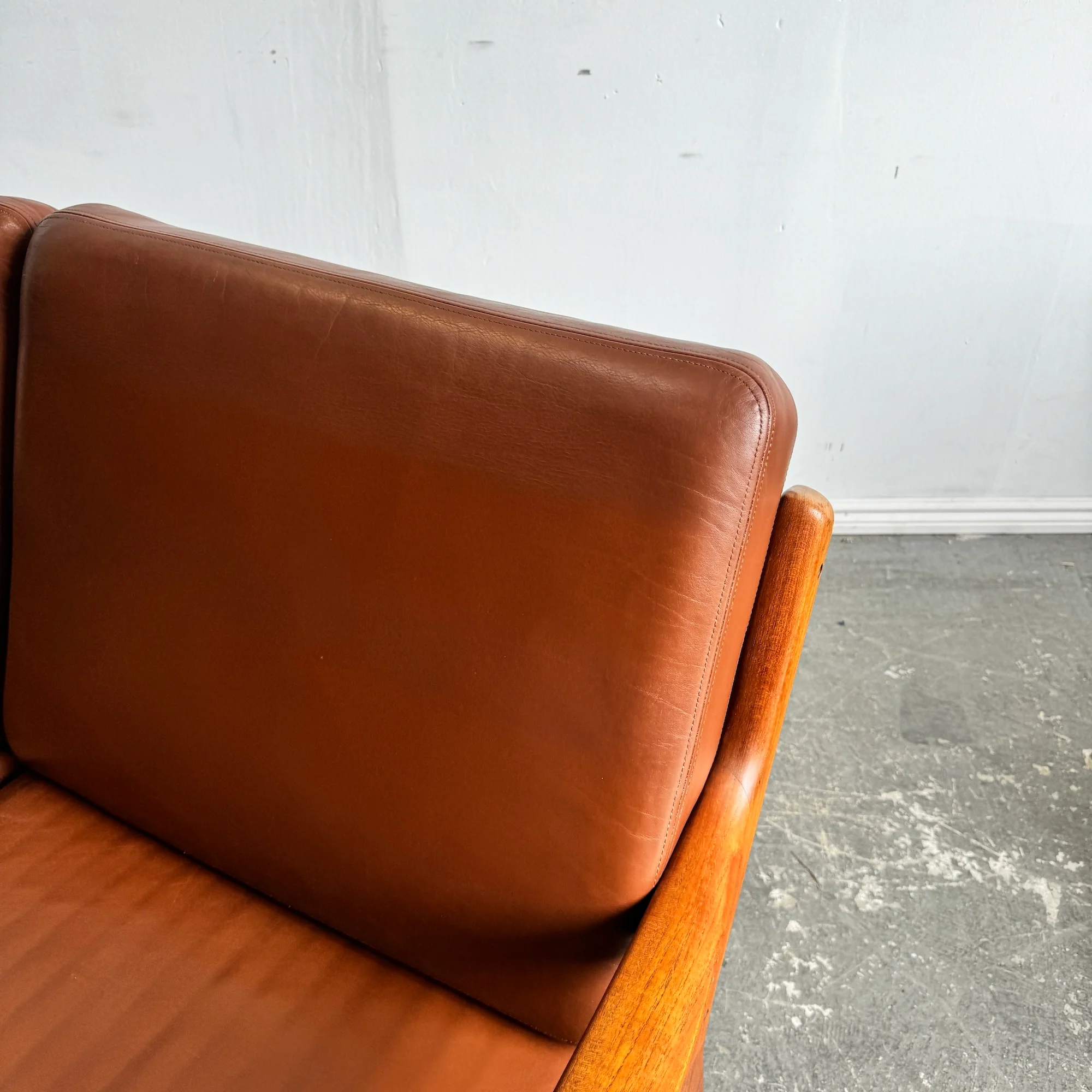 Danish Modern Ole Wanscher Three Seater Senator sofa - Image 4