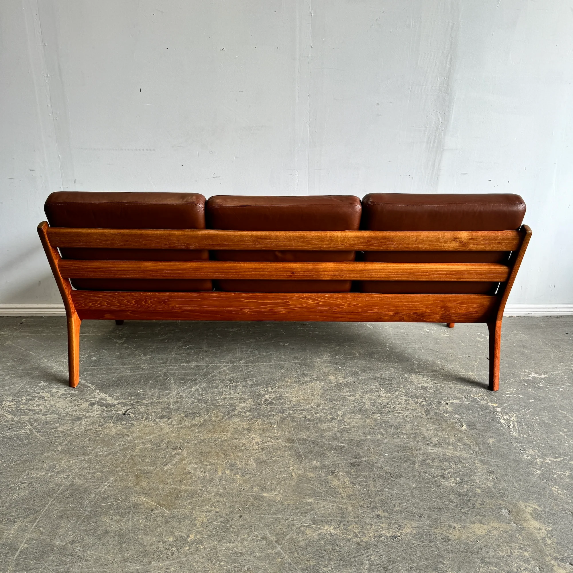 Danish Modern Ole Wanscher Three Seater Senator sofa - Image 8