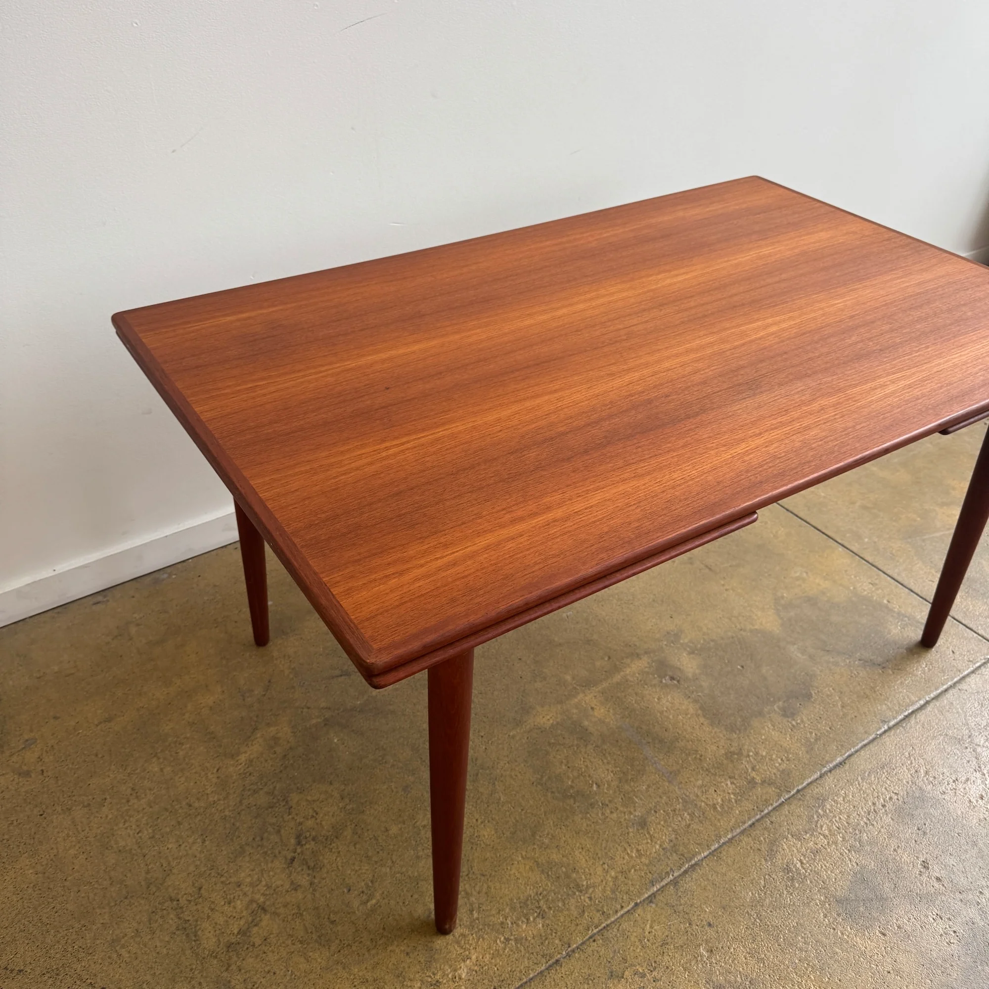 Danish Modern Omann Junior Teak Expandable Dining Table - Image 4
