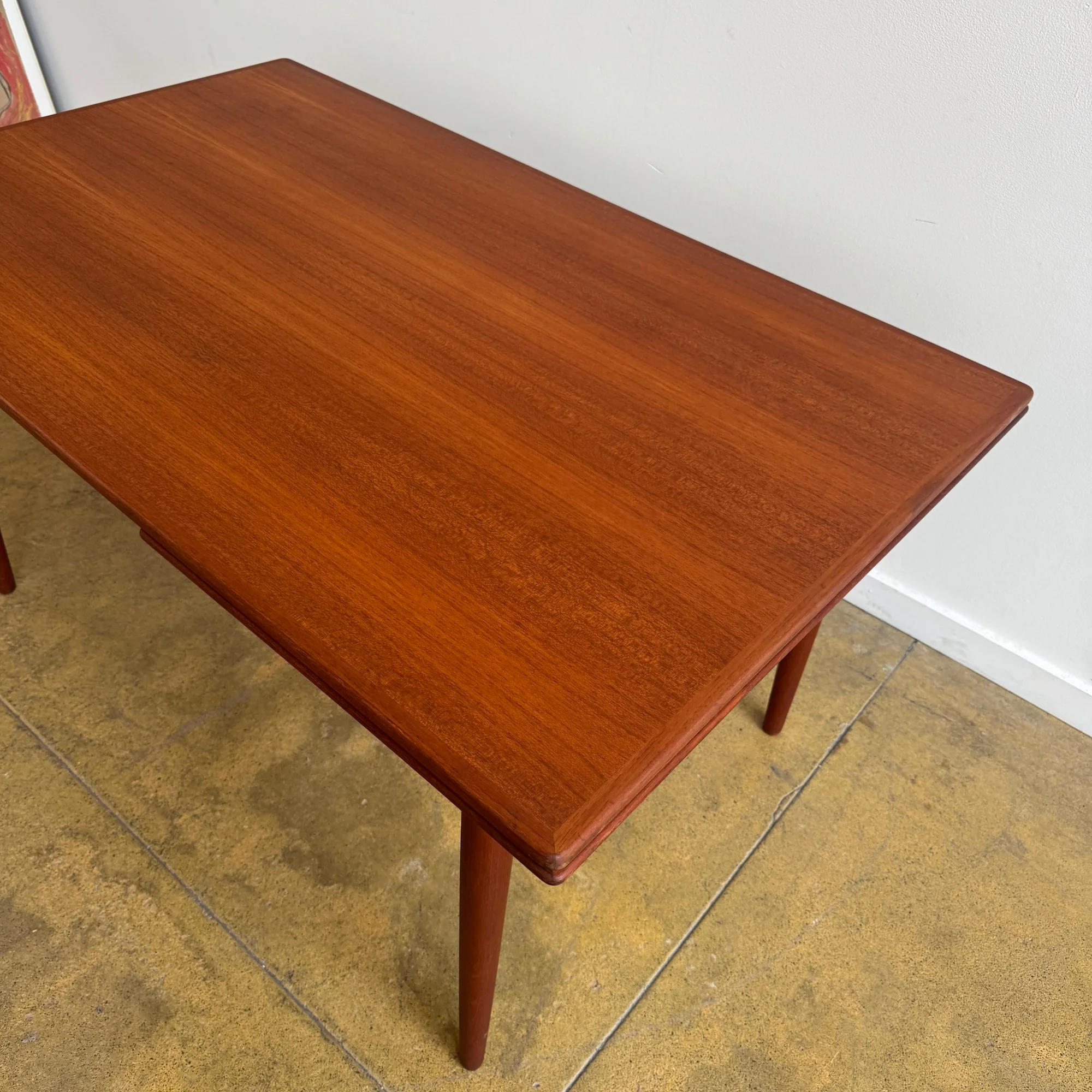 Danish Modern Omann Junior Teak Expandable Dining Table - Image 8