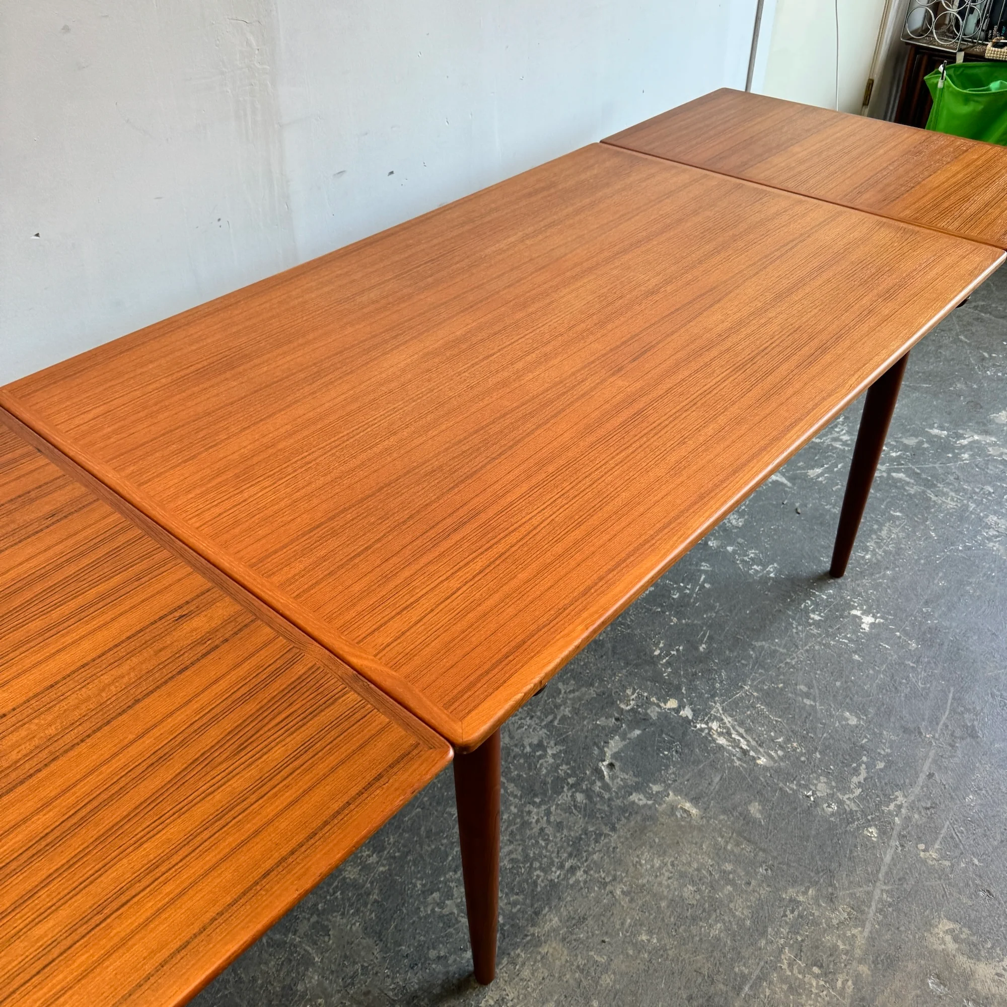 Danish Modern Omann Junior Teak Model 50 Expandable Dining Table - Image 5