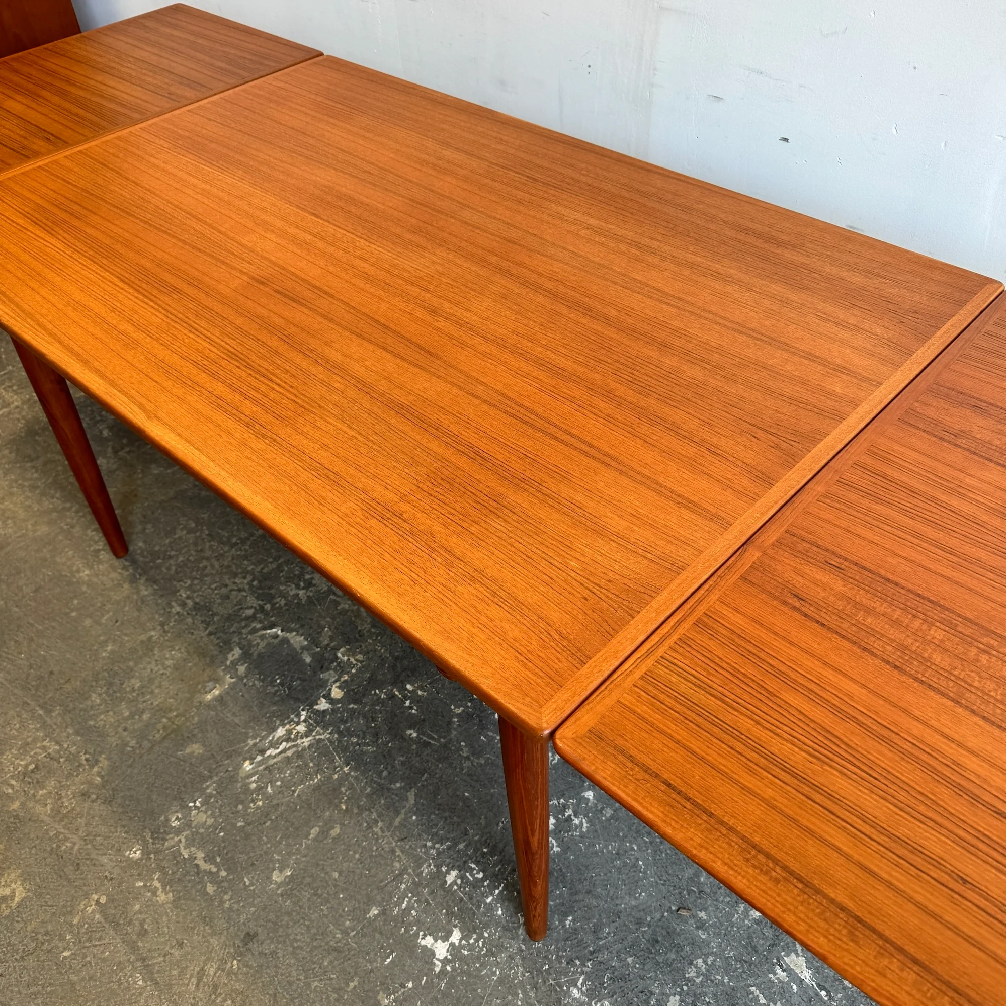 Danish Modern Omann Junior Teak Model 50 Expandable Dining Table - Image 7