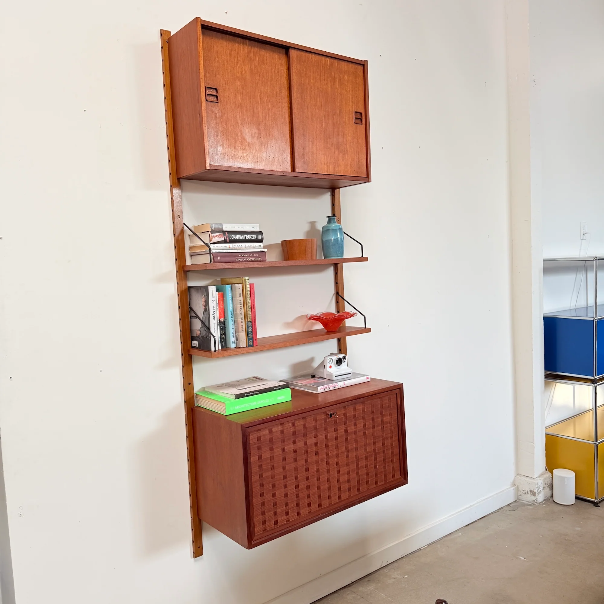 Danish Modern Poul Cadovius Teak Wall Shelving - Image 3
