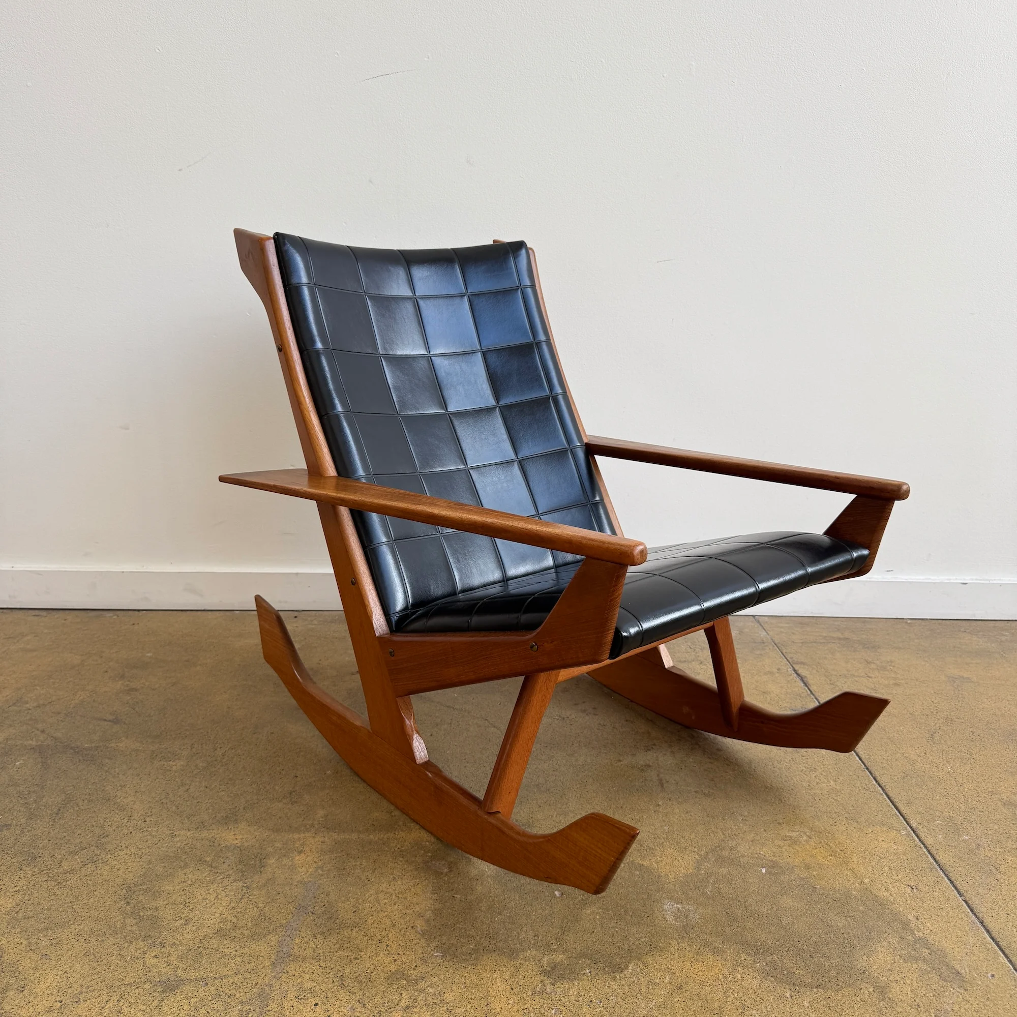 Danish Modern Rocking Chair by Holger Georg Jensen 1960s