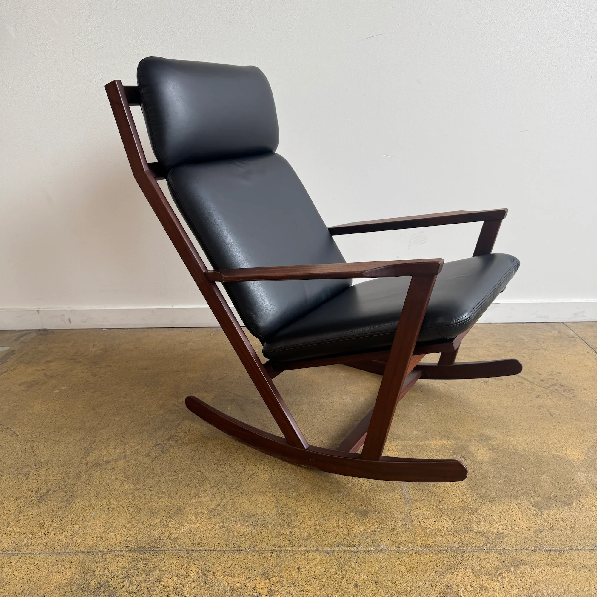 Danish Modern Rocking Chair by Poul Volther for Frem Røjle