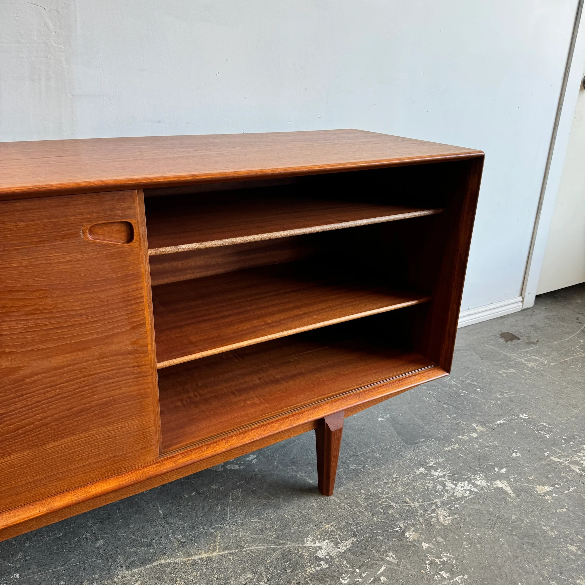 Danish Modern Rosengren Hansen for Dyrlund Teak Credenza - Image 10