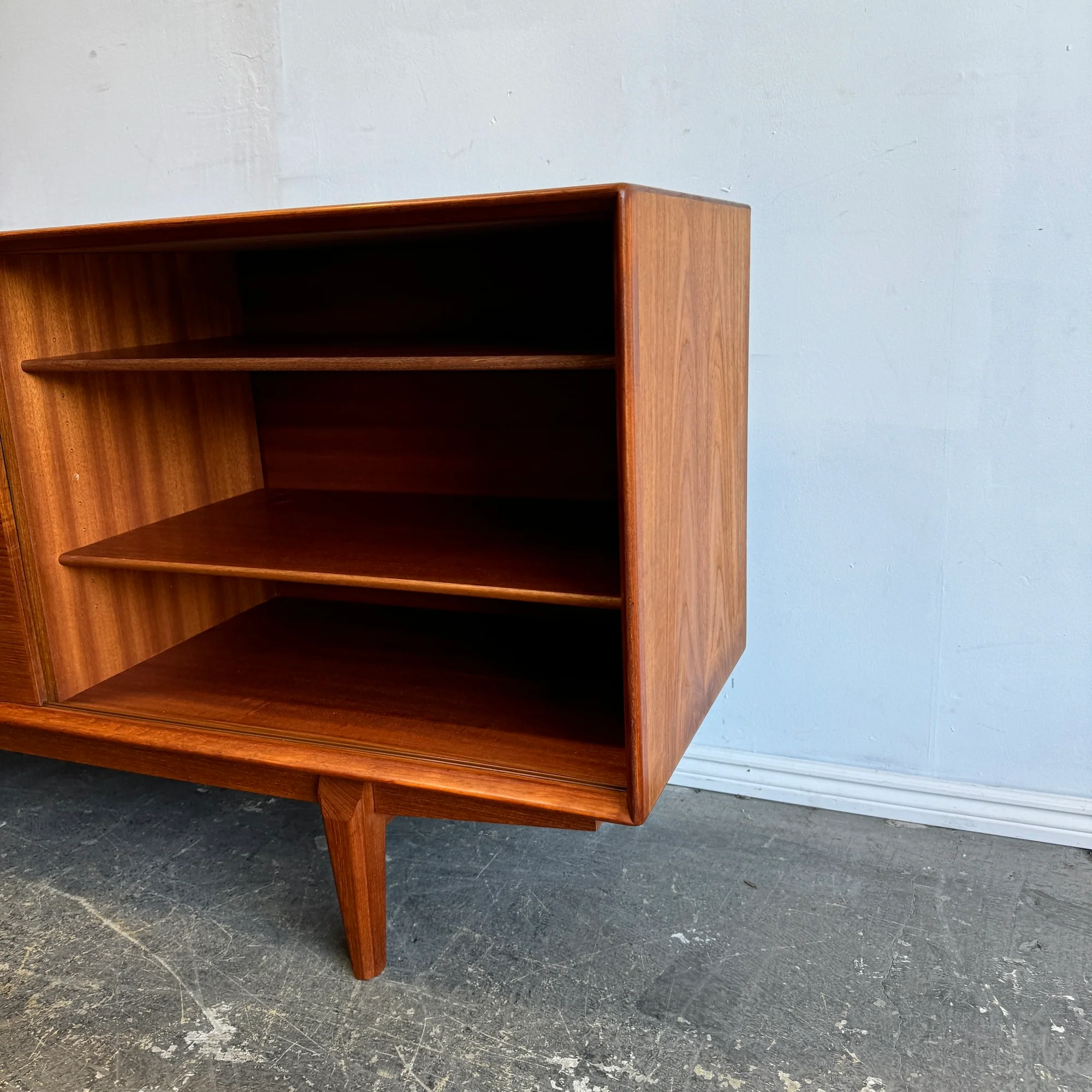 Danish Modern Rosengren Hansen for Dyrlund Teak Credenza - Image 11