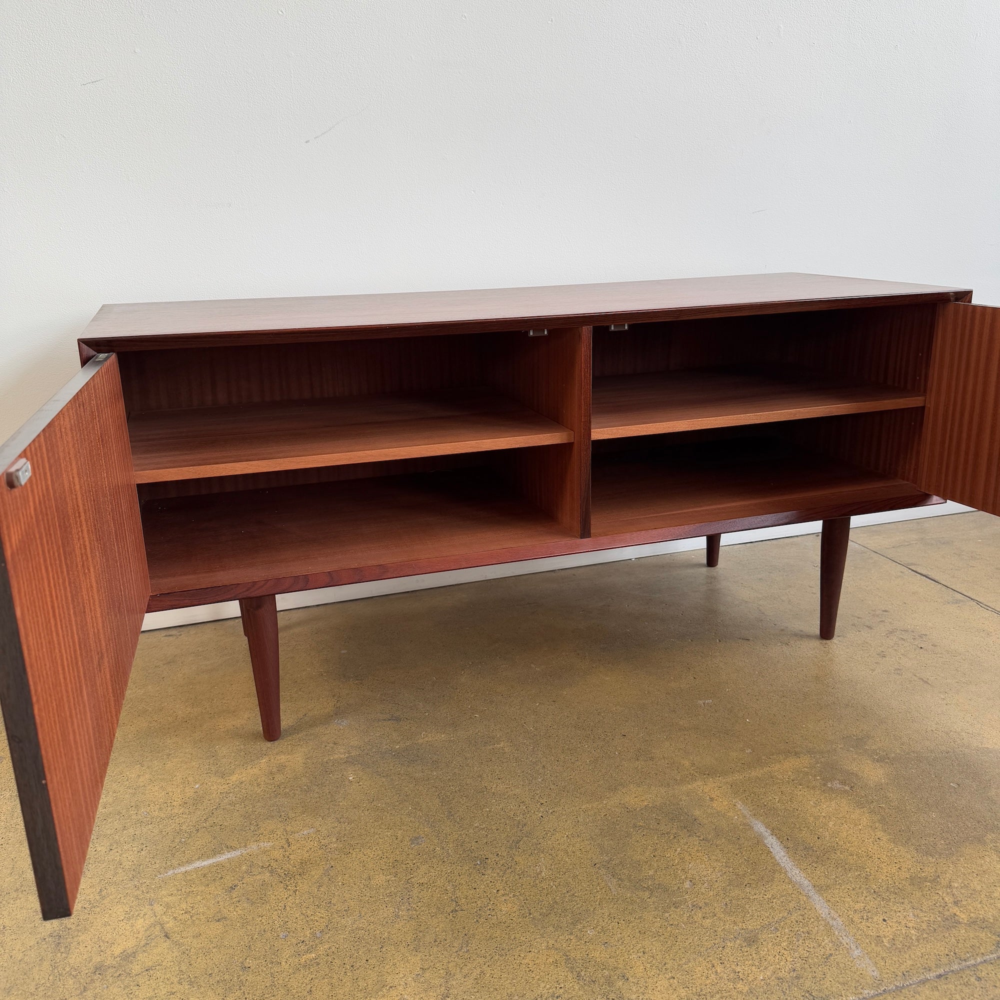 Danish Modern Rosewood Brouer Low Sideboard - Image 7