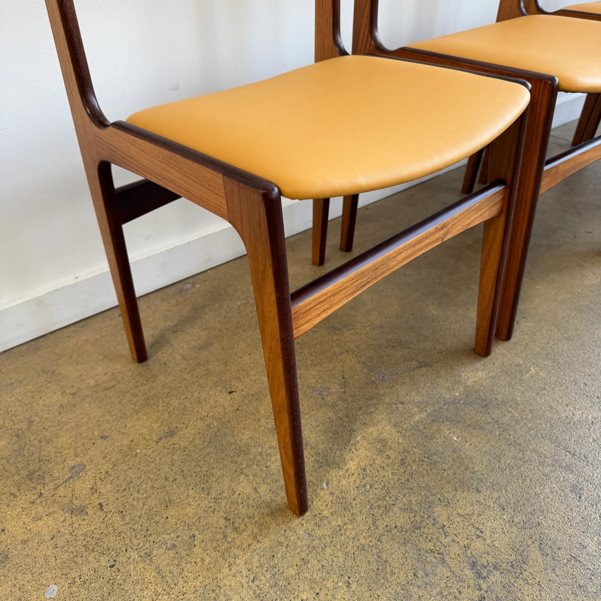 Danish Modern Rosewood dining chairs by Erik Buch for Anderstrup Stolefabrik, - Image 8