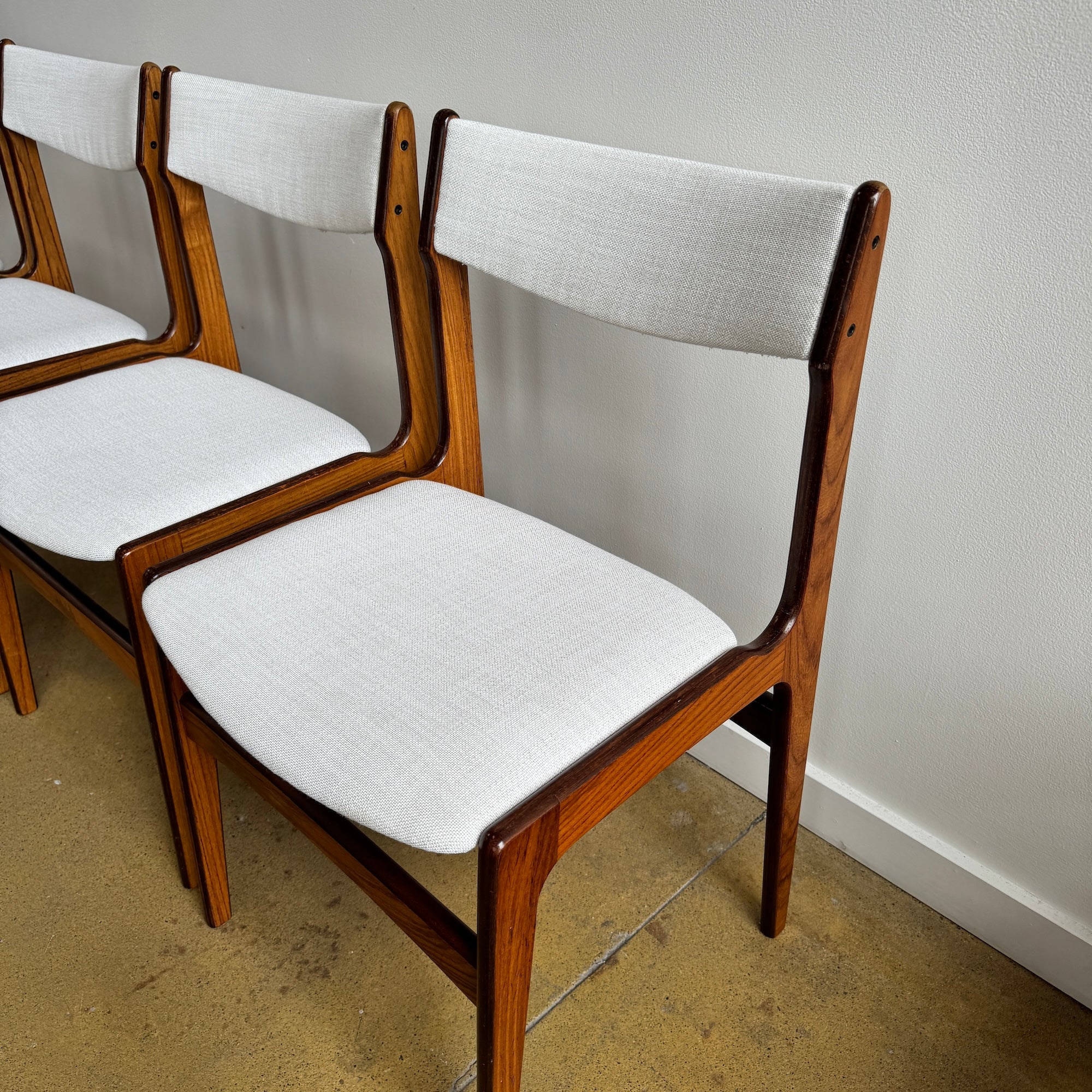 Danish Modern Rosewood dining chairs by Erik Buch for Anderstrup Stolefabrik, - Image 6