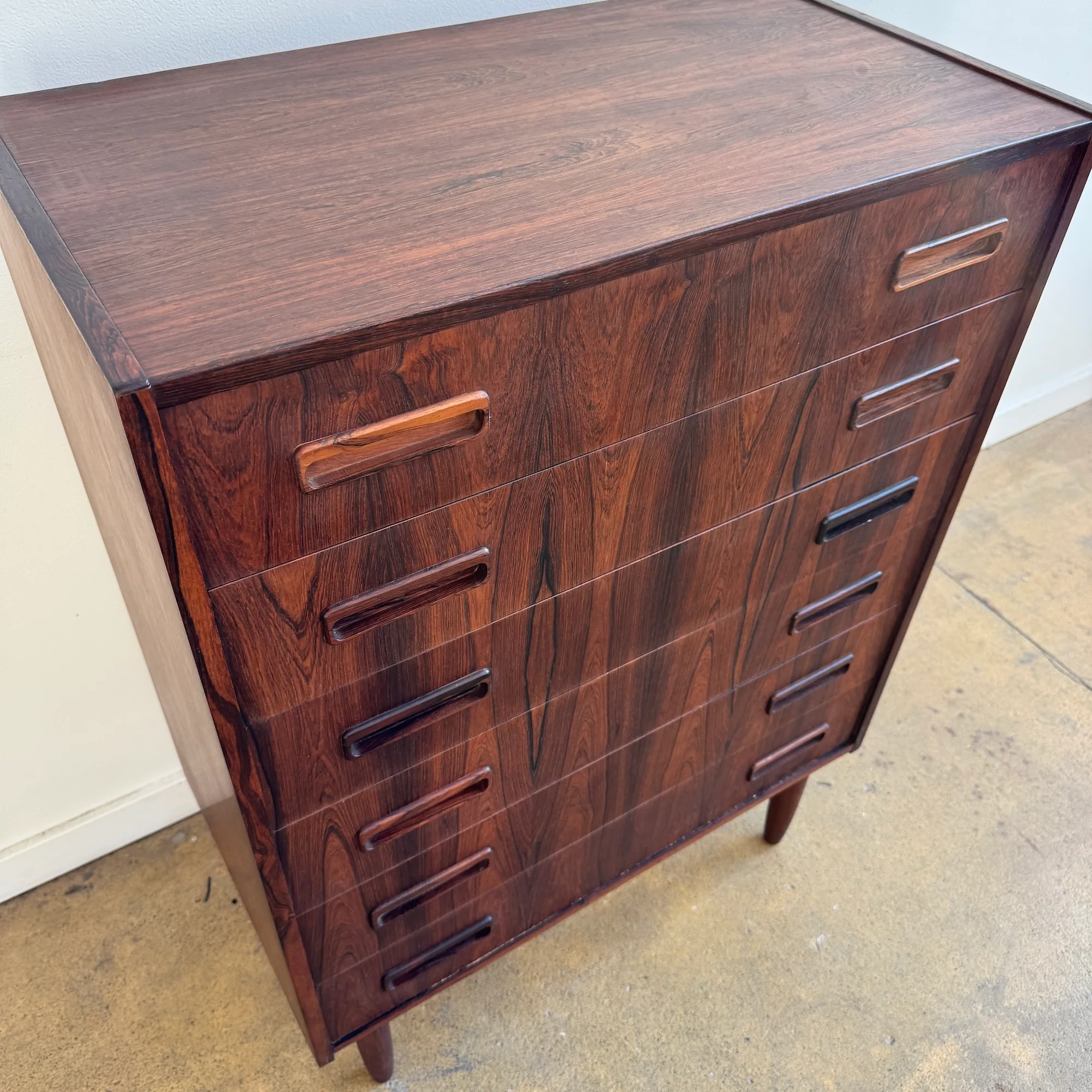 Danish Modern Rosewood Dresser by E. Jensen & J. Andersen for Westergaard Mobelfabrik - Image 7