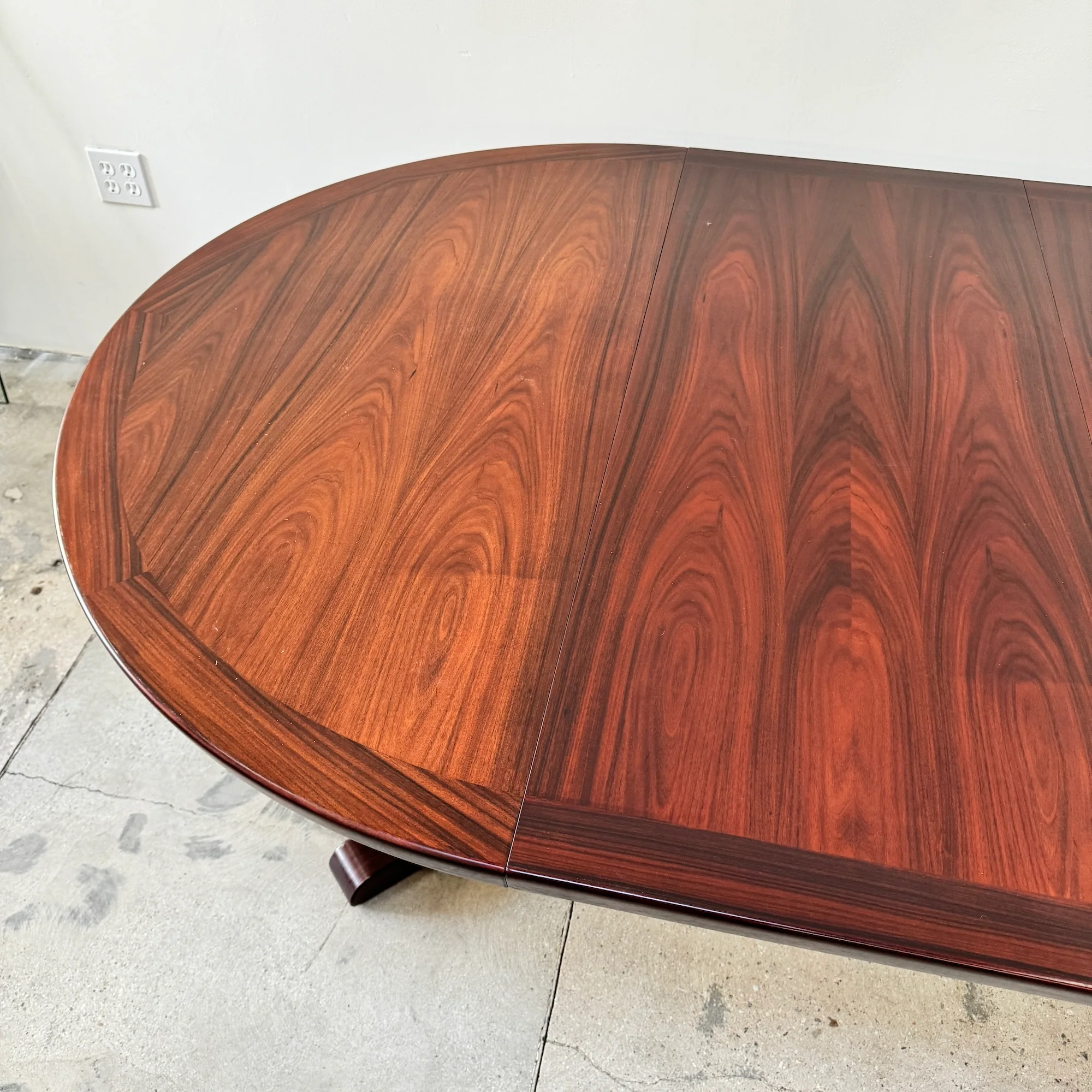 Danish Modern Rosewood Extension Dining Table by Skovby - Image 5