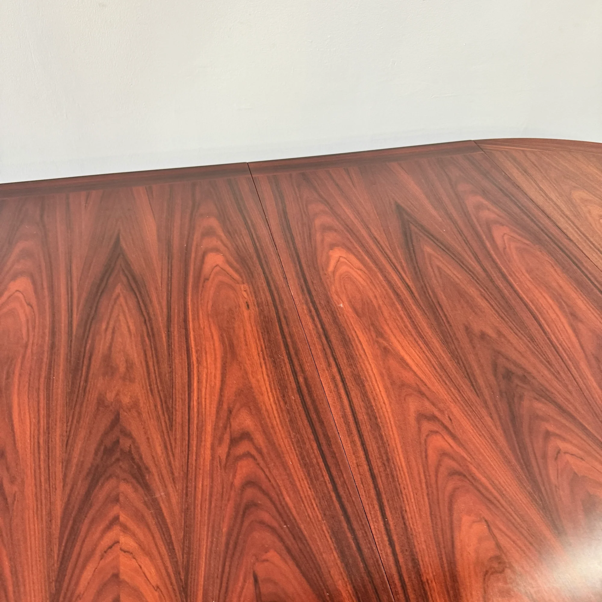 Danish Modern Rosewood Extension Dining Table by Skovby - Image 7