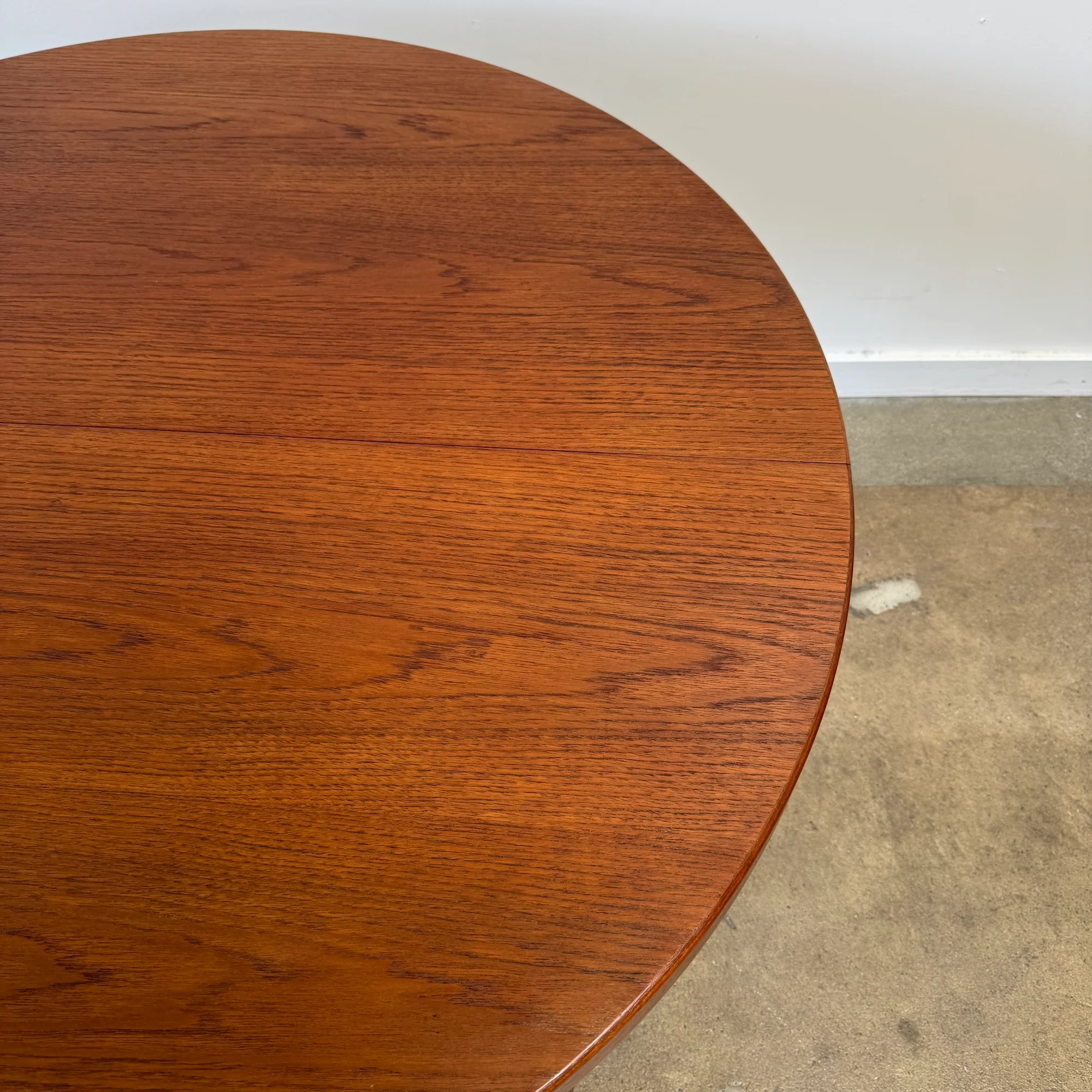 Danish Modern Round Teak Table - Image 7