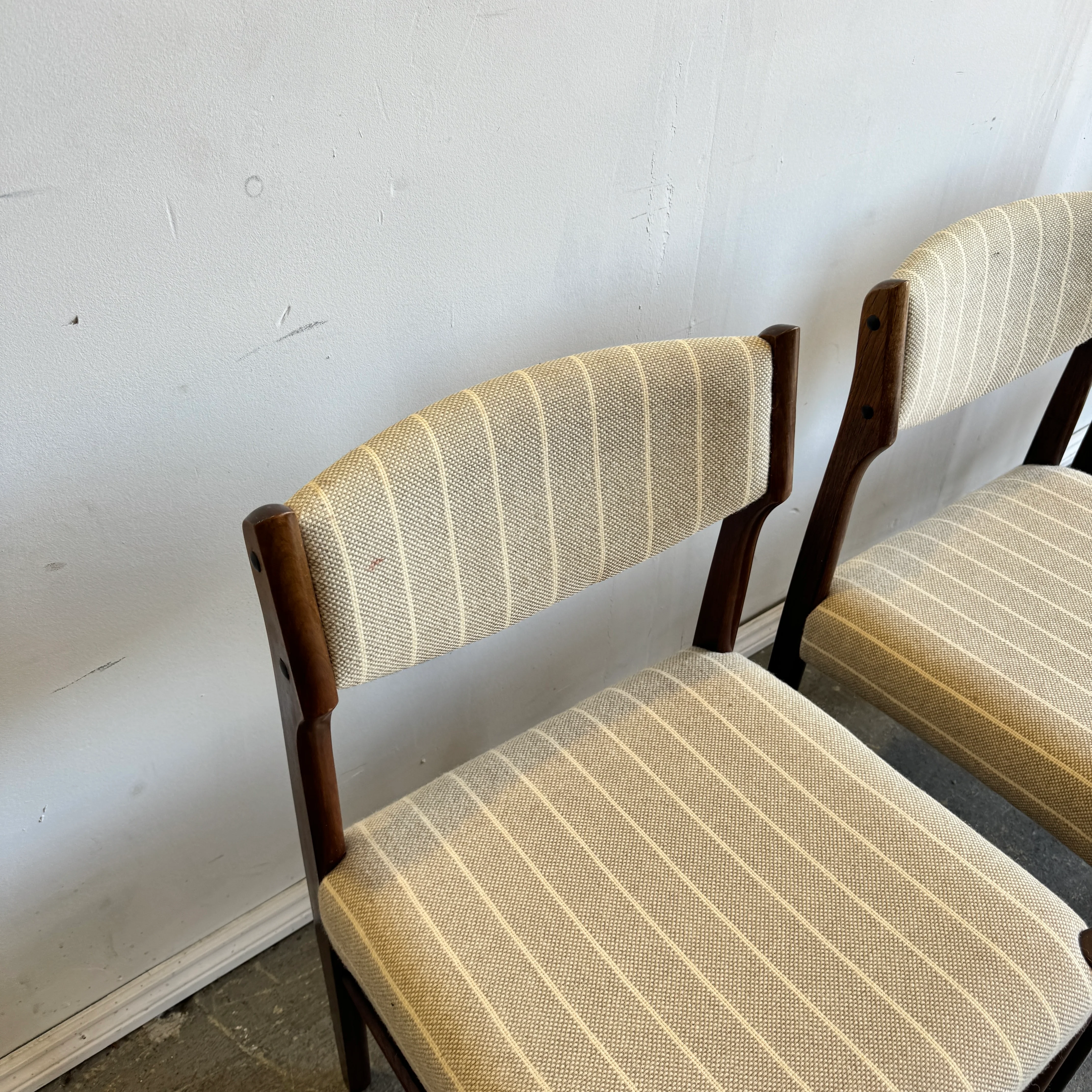 Danish Modern Set of 4 Rosewood dining chairs by SAX - Image 4