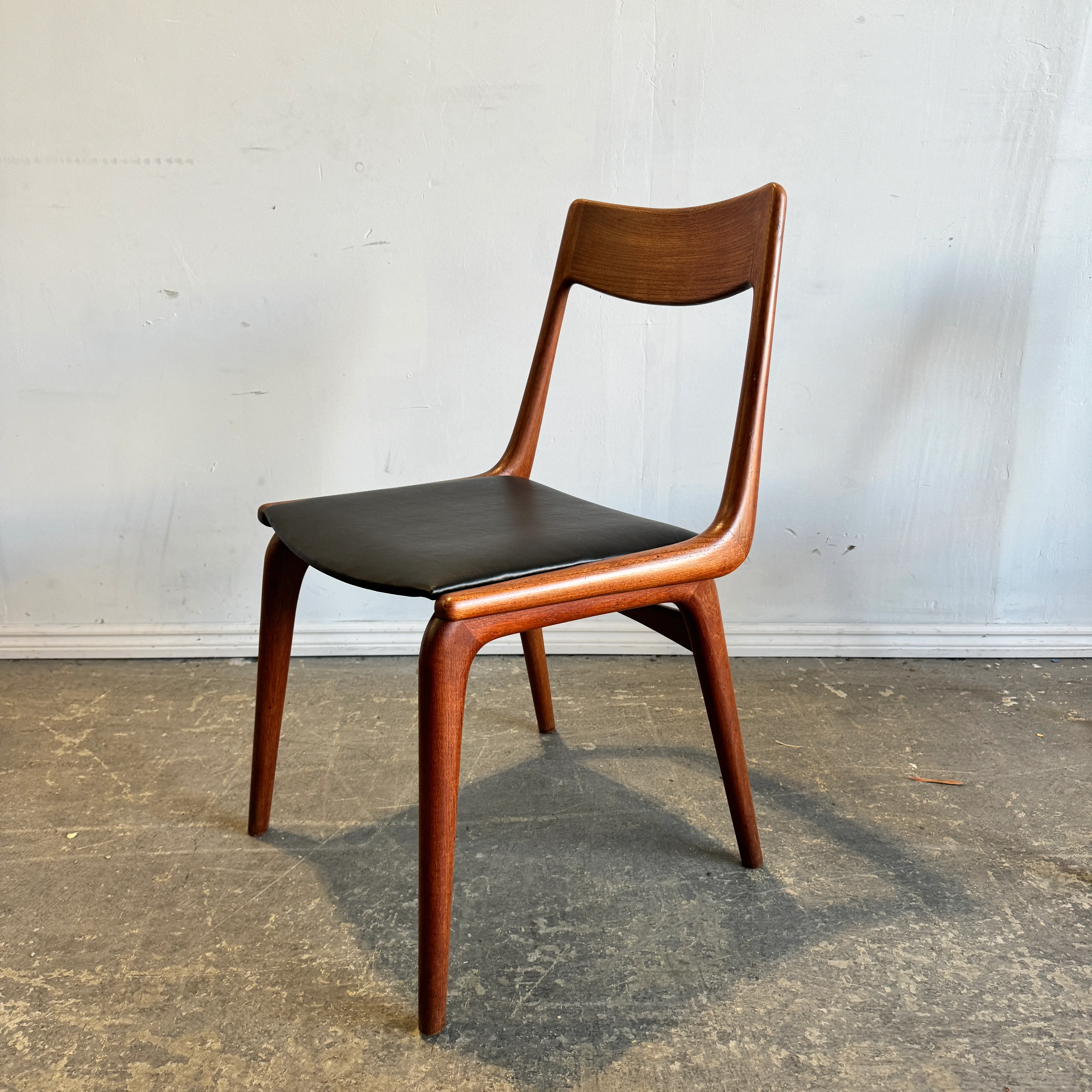 Danish Modern set of 6 "Boomerang" chairs by Alfred Christensen for Slagelse - Image 3