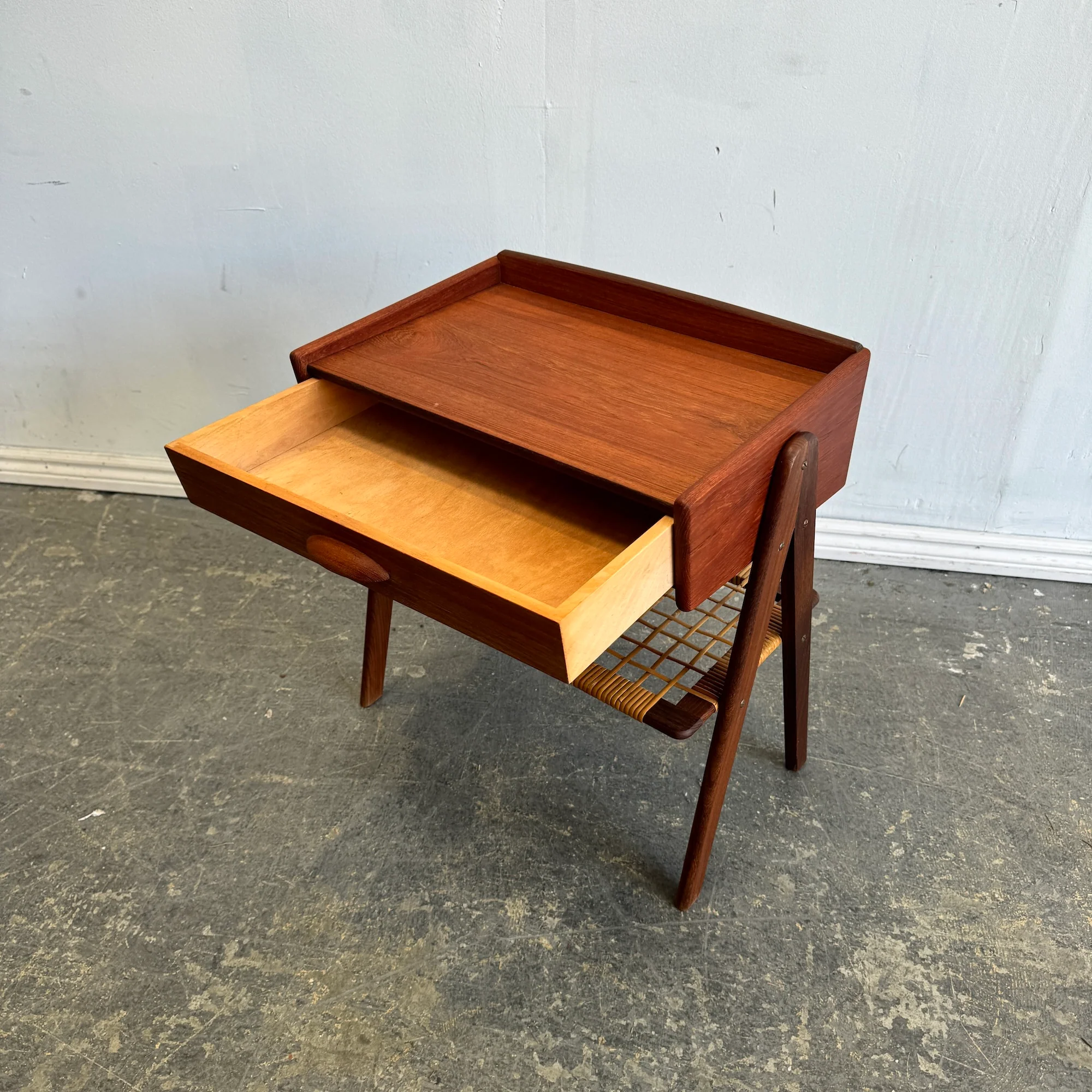 Danish Modern Single Teak Nightstand by Søren Rasmussen - Image 3