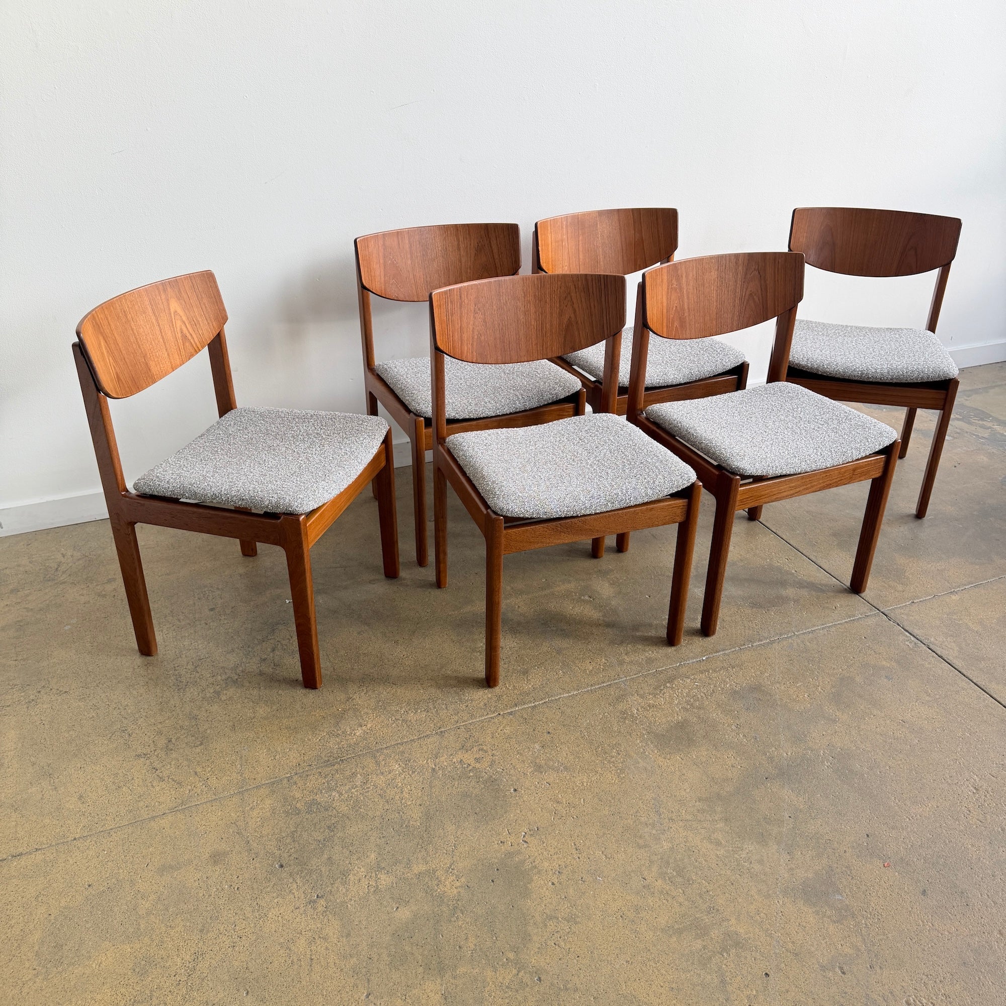 Danish Modern Soro Stolefabrik 6 Teakwood Dining Chairs - Fully Restored - Image 2