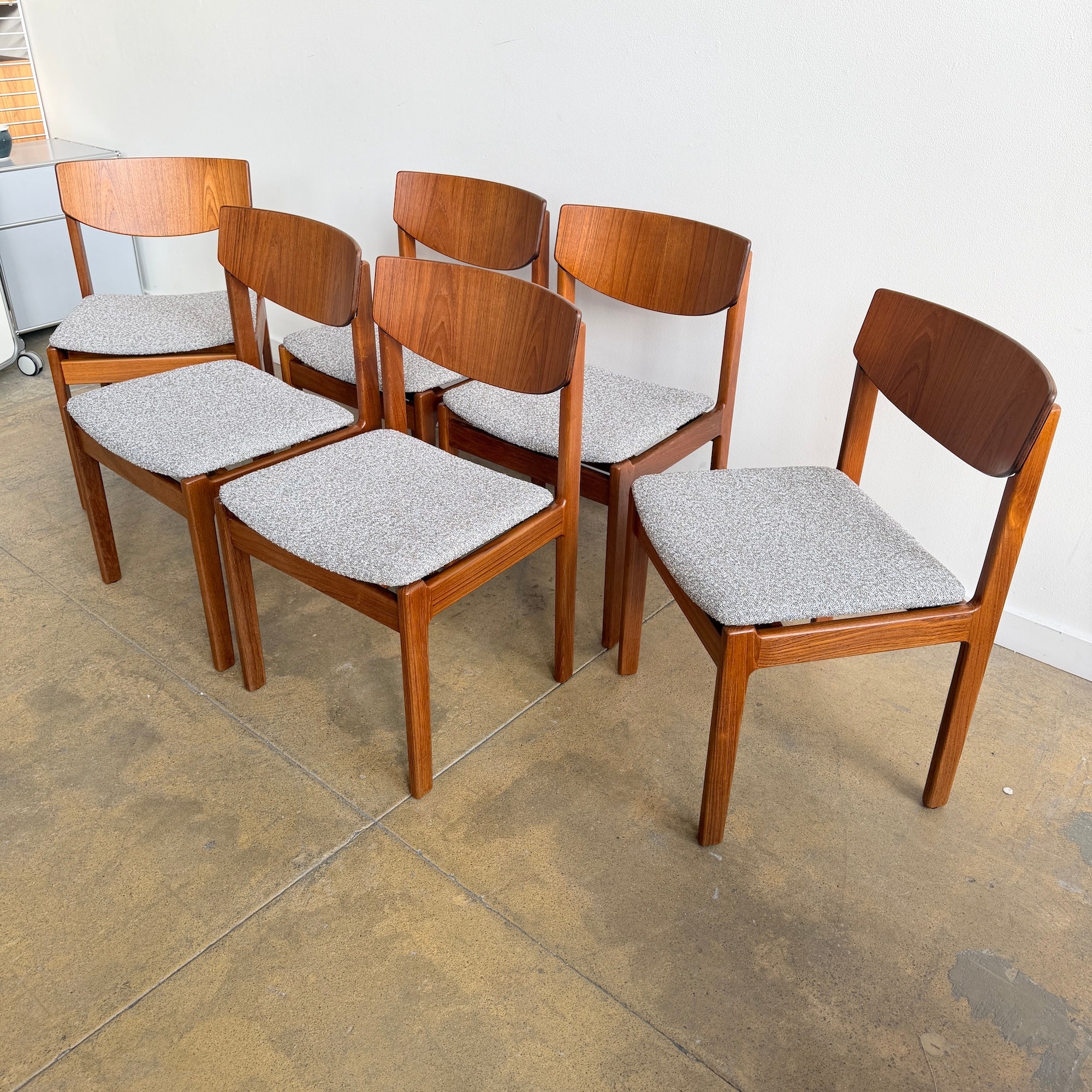 Danish Modern Soro Stolefabrik 6 Teakwood Dining Chairs - Fully Restored - Image 3