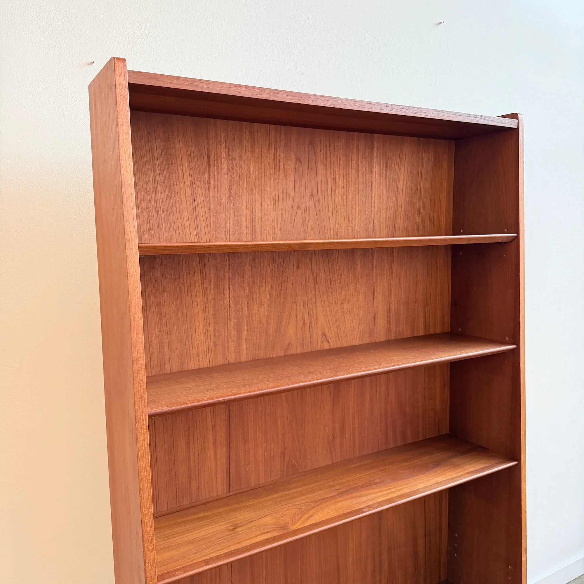 Danish Modern Tall Teak Bookcase by Johannes Sorth - Image 5