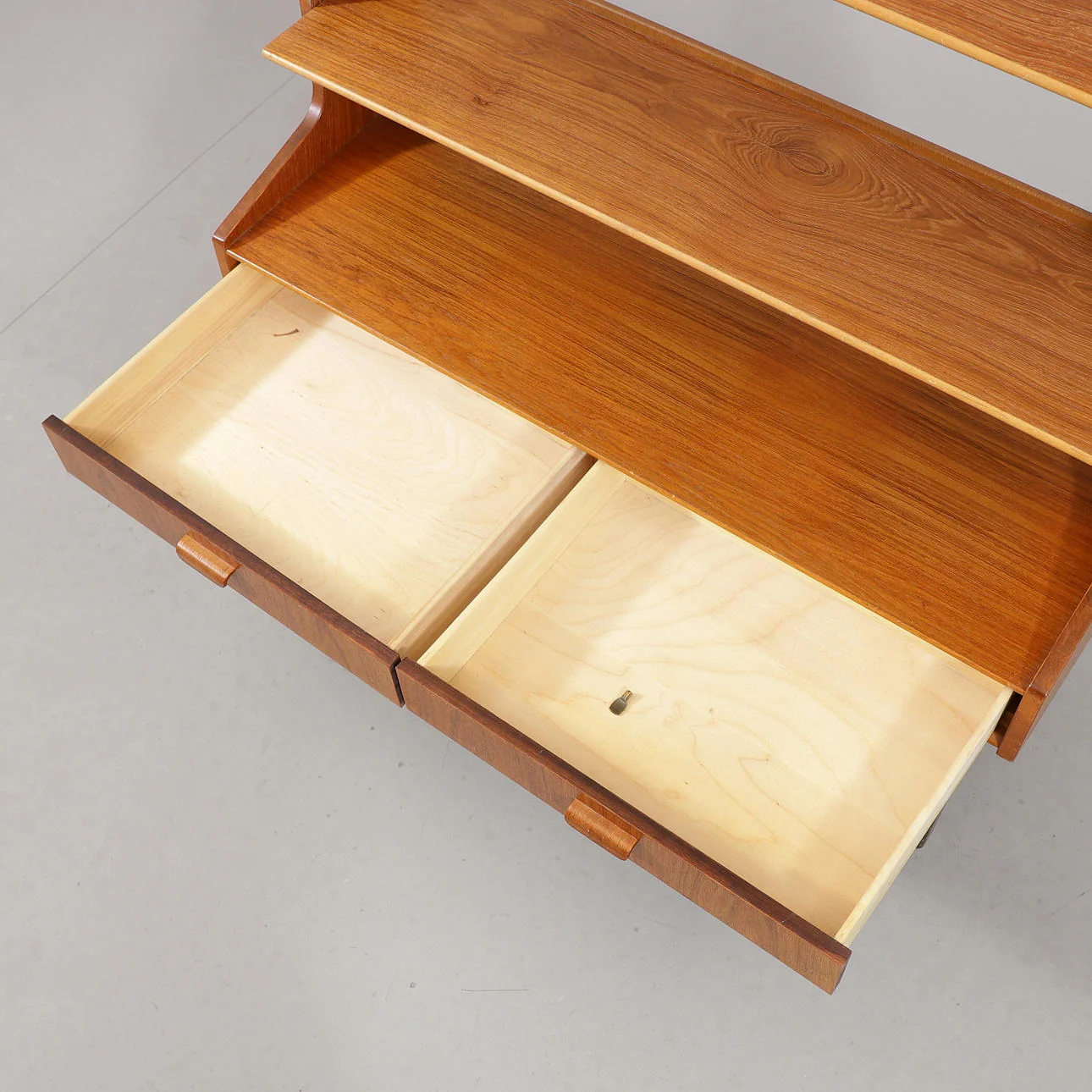 Danish Modern Tall Teak Bookshelf - Image 5