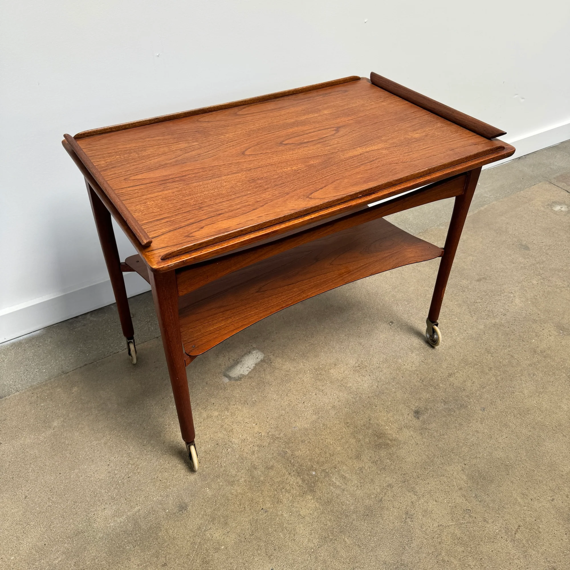 Danish Modern Teak Bar Cart - Image 3