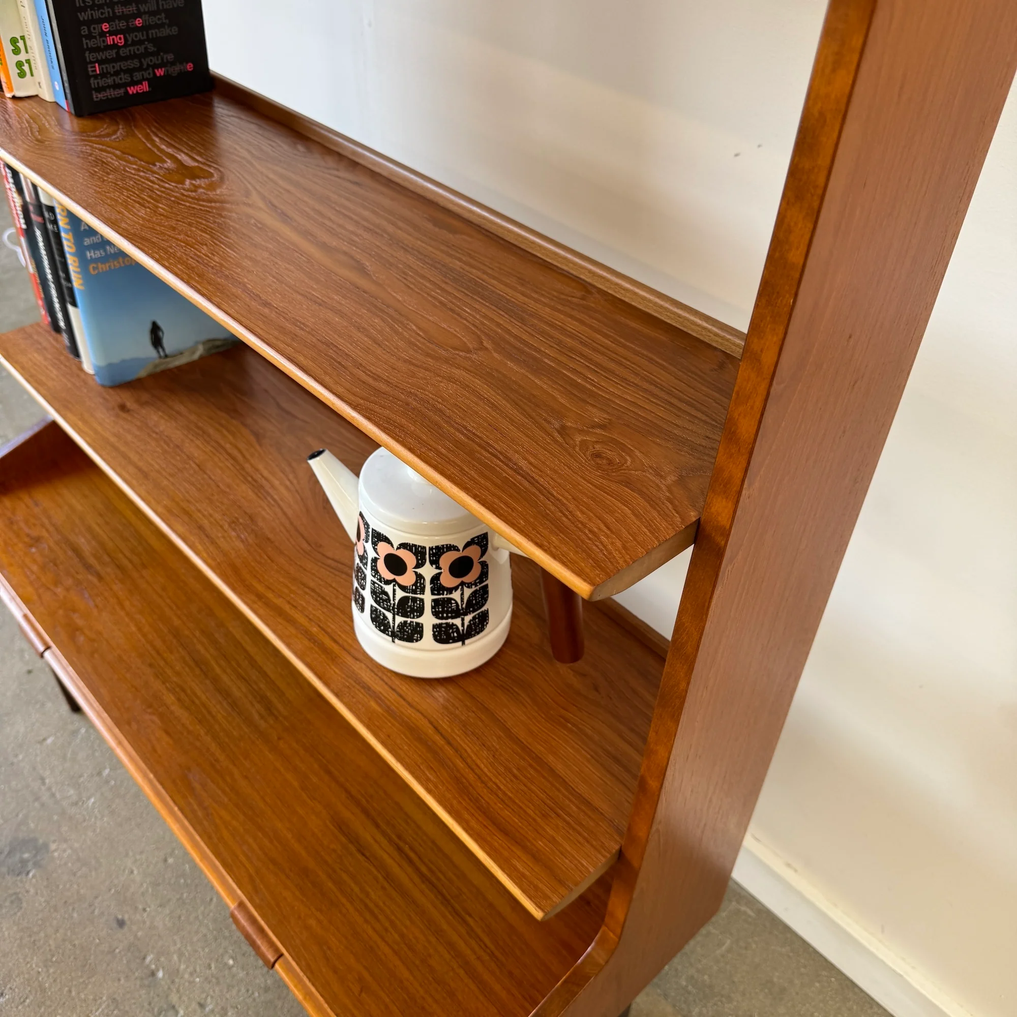 Danish Modern Teak Bookcase with Drawers, 1950s - Image 7