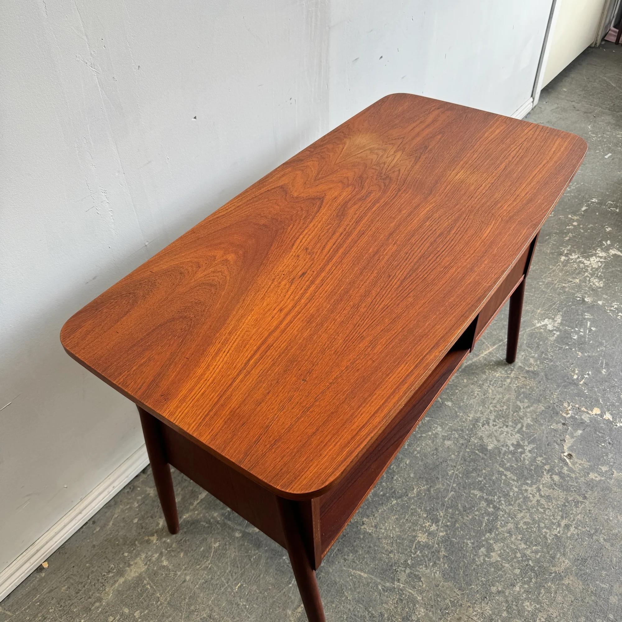 Danish Modern teak desk by Gunnar Nielsen for Tibergaard, 1960s - Image 5