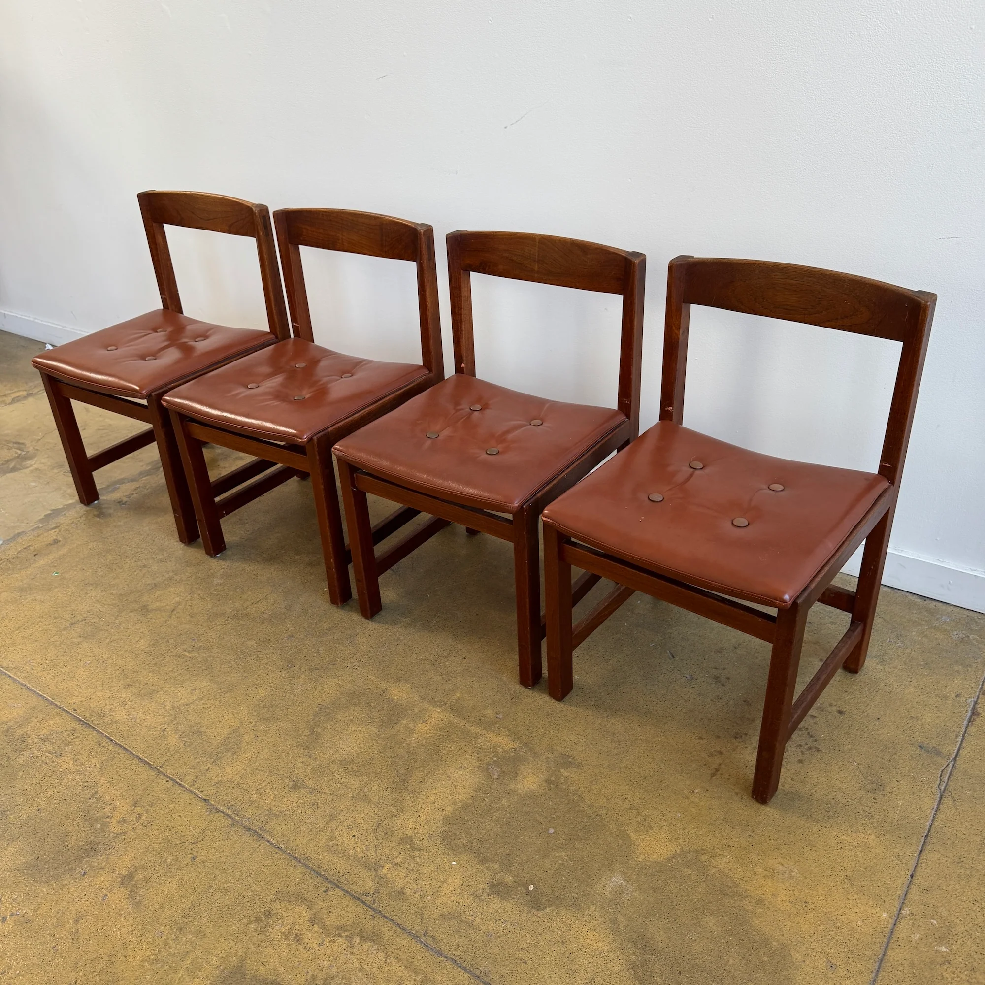 Danish Modern Teak Dining Chairs by Lennart Bende - Image 2