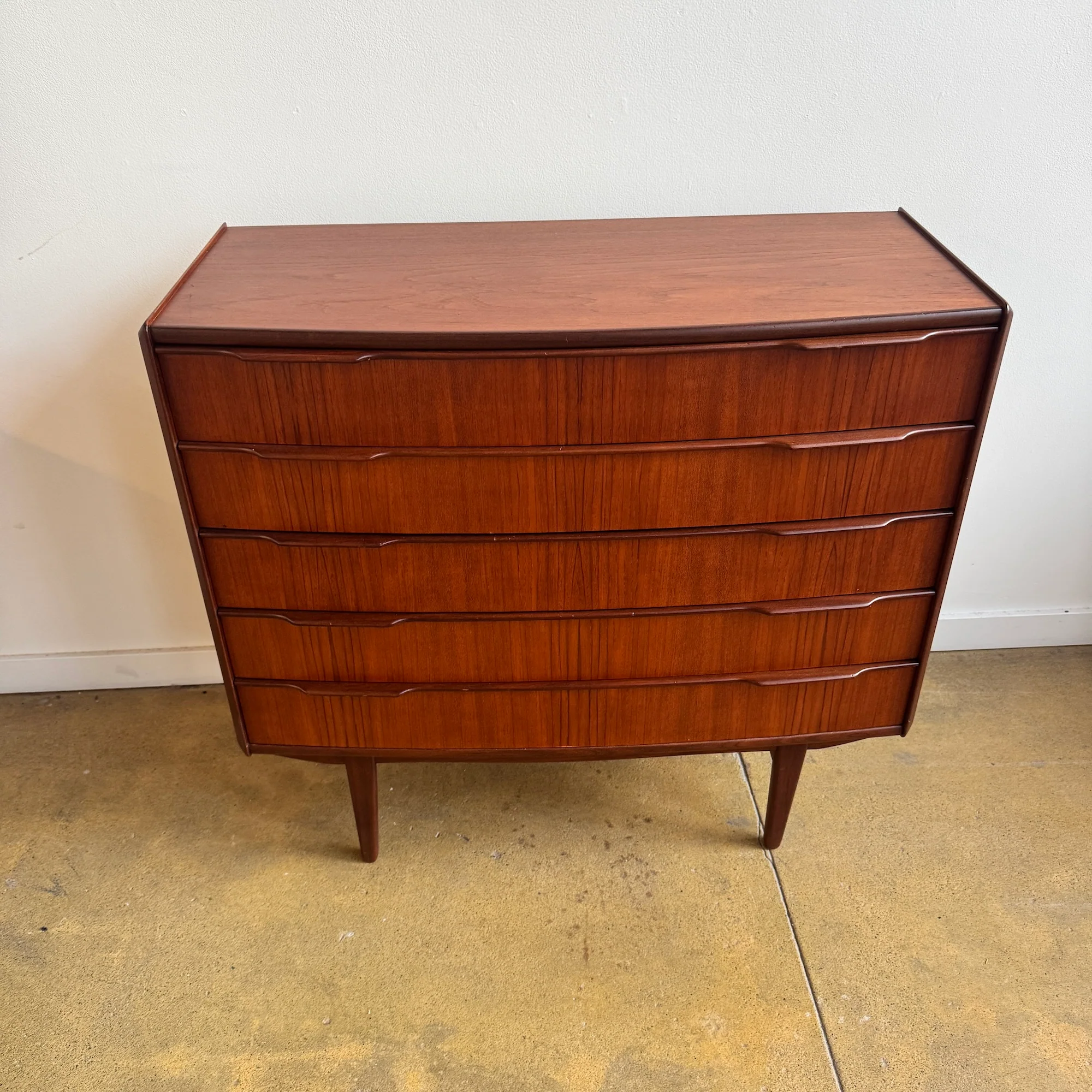 Danish Modern teak Dresser by Vordingborg Møbelfabrik (Refinished) - Image 2