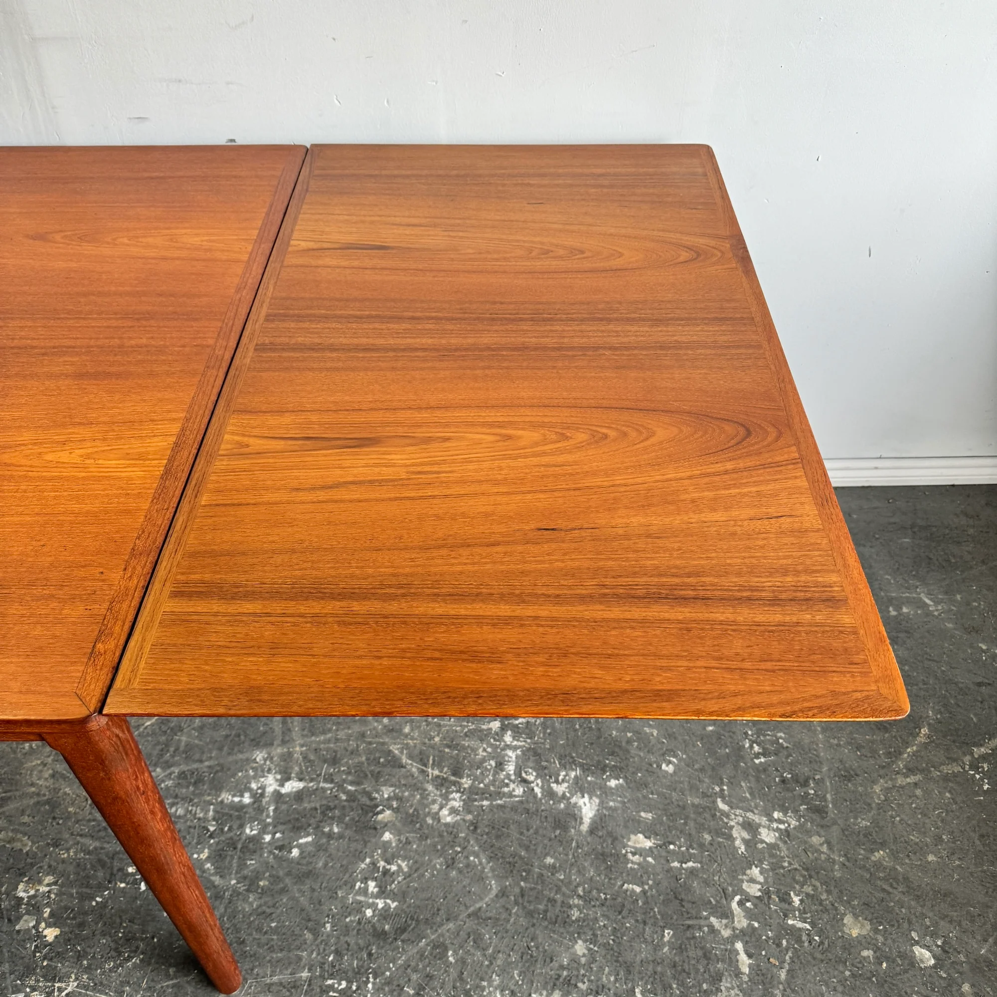 Danish Modern Teak Expandable Dining Table - Image 6