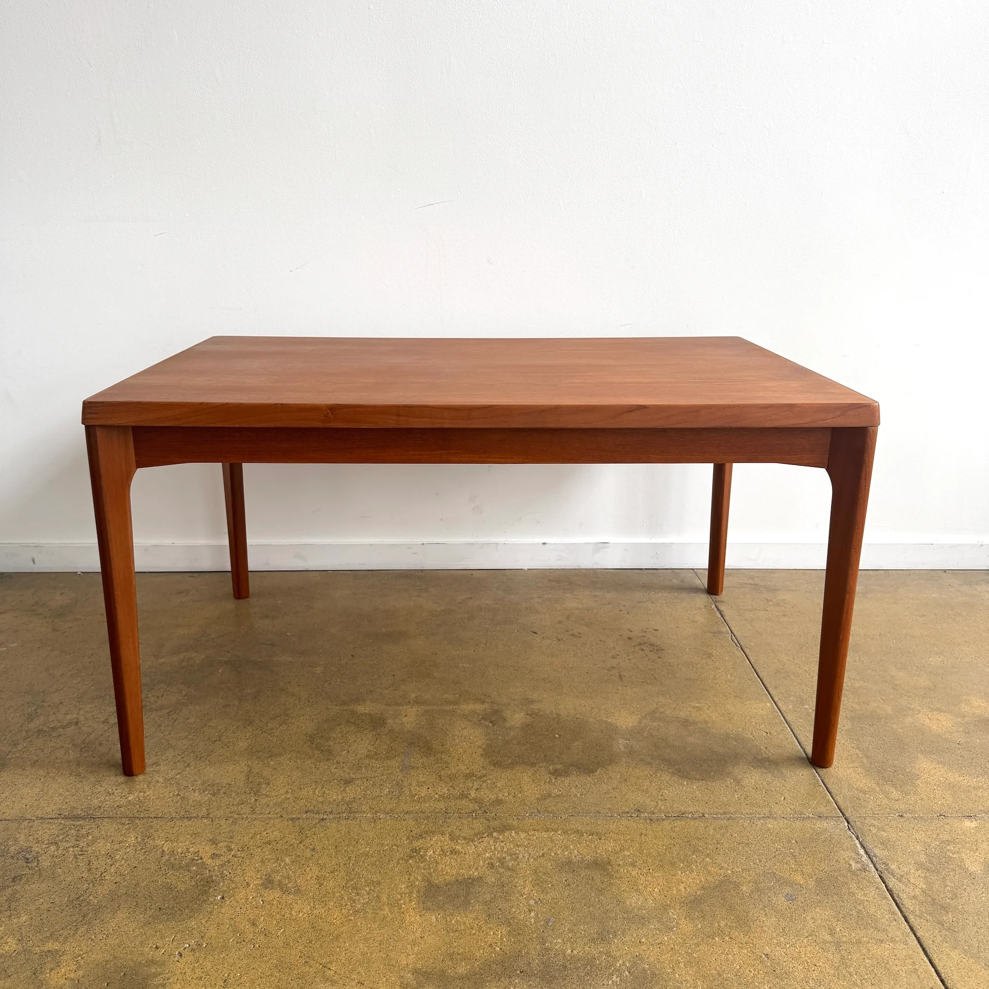 Danish Modern Teak Expandable Table by Henning Kjærnulf (Refinished) - Image 7