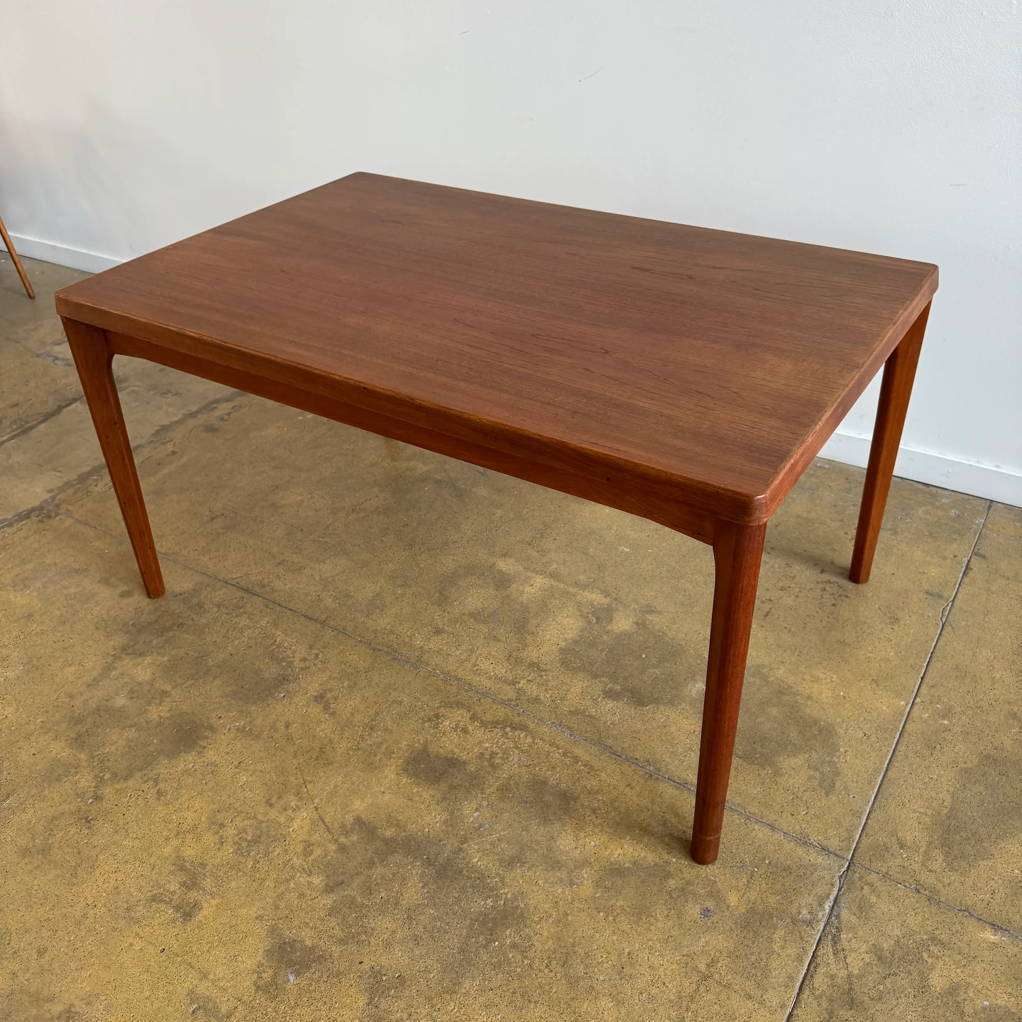 Danish Modern Teak Expandable Table by Henning Kjærnulf (Refinished) - Image 5