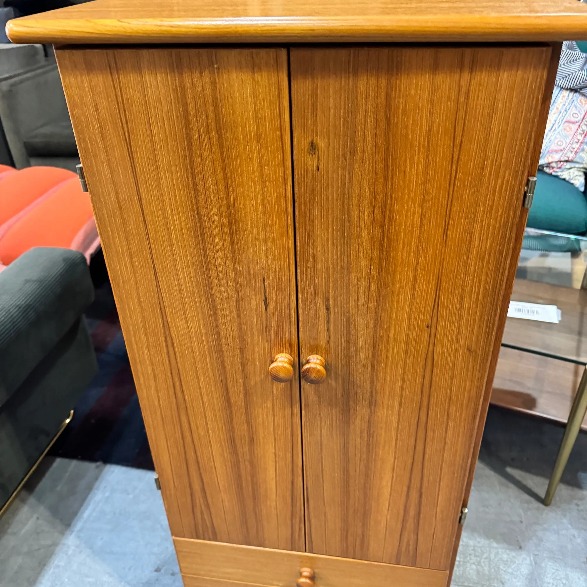 Danish Modern Teak Jewelry Cabinet by Fbj Mobler of Denmark - Image 3