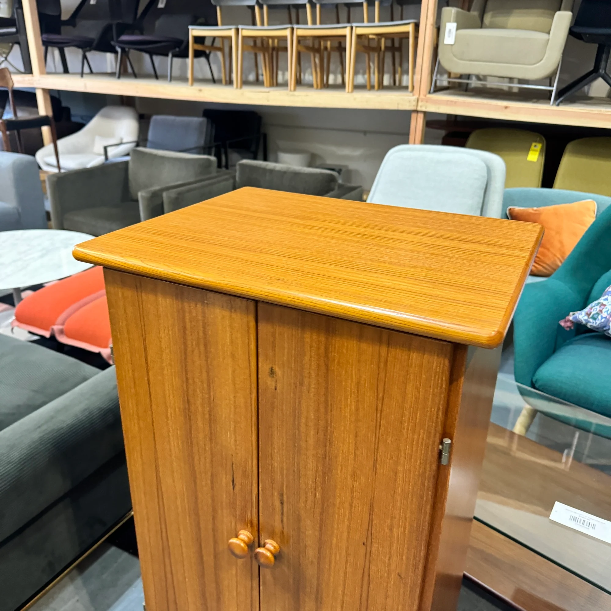 Danish Modern Teak Jewelry Cabinet by Fbj Mobler of Denmark - Image 4