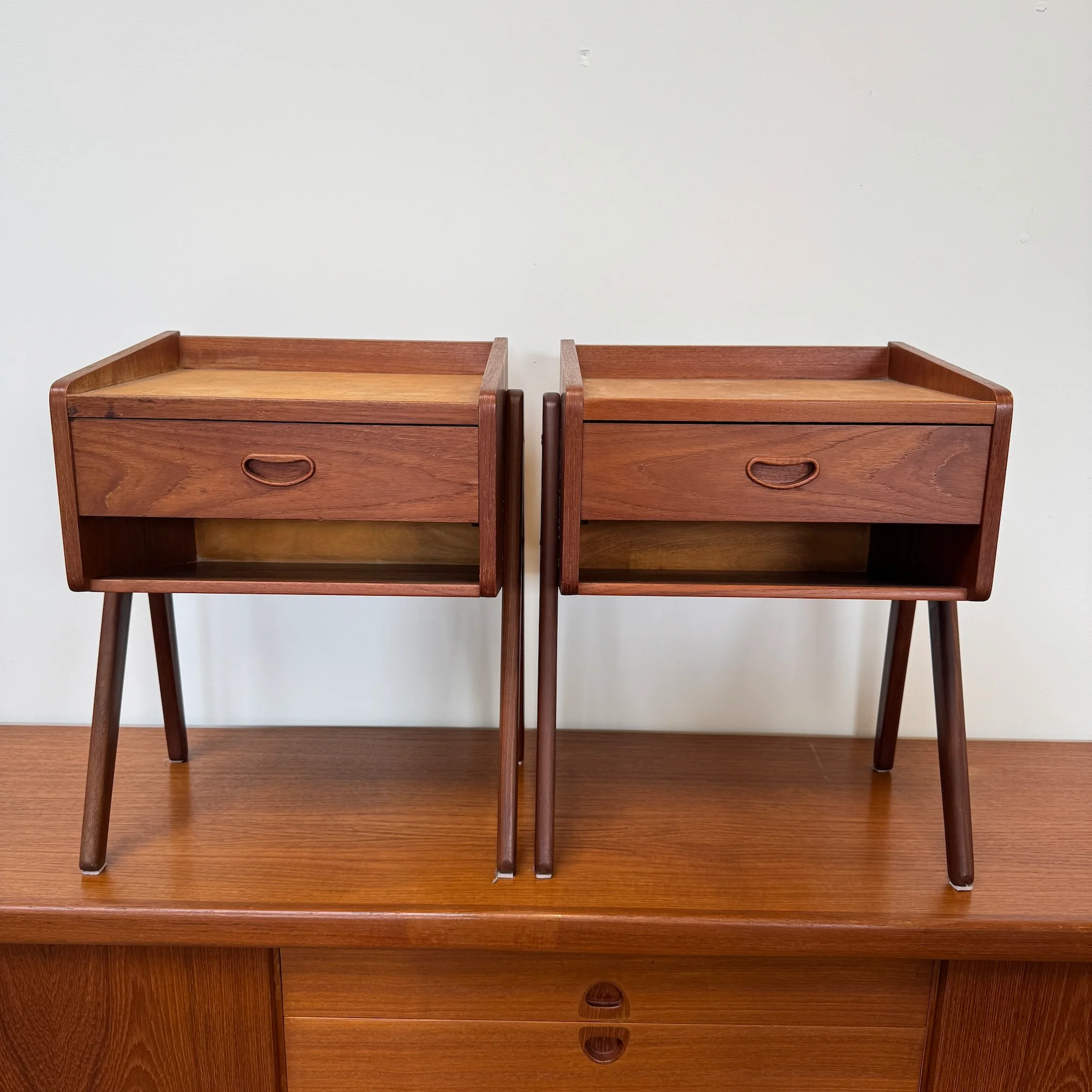 Danish Modern Teak Nightstands
