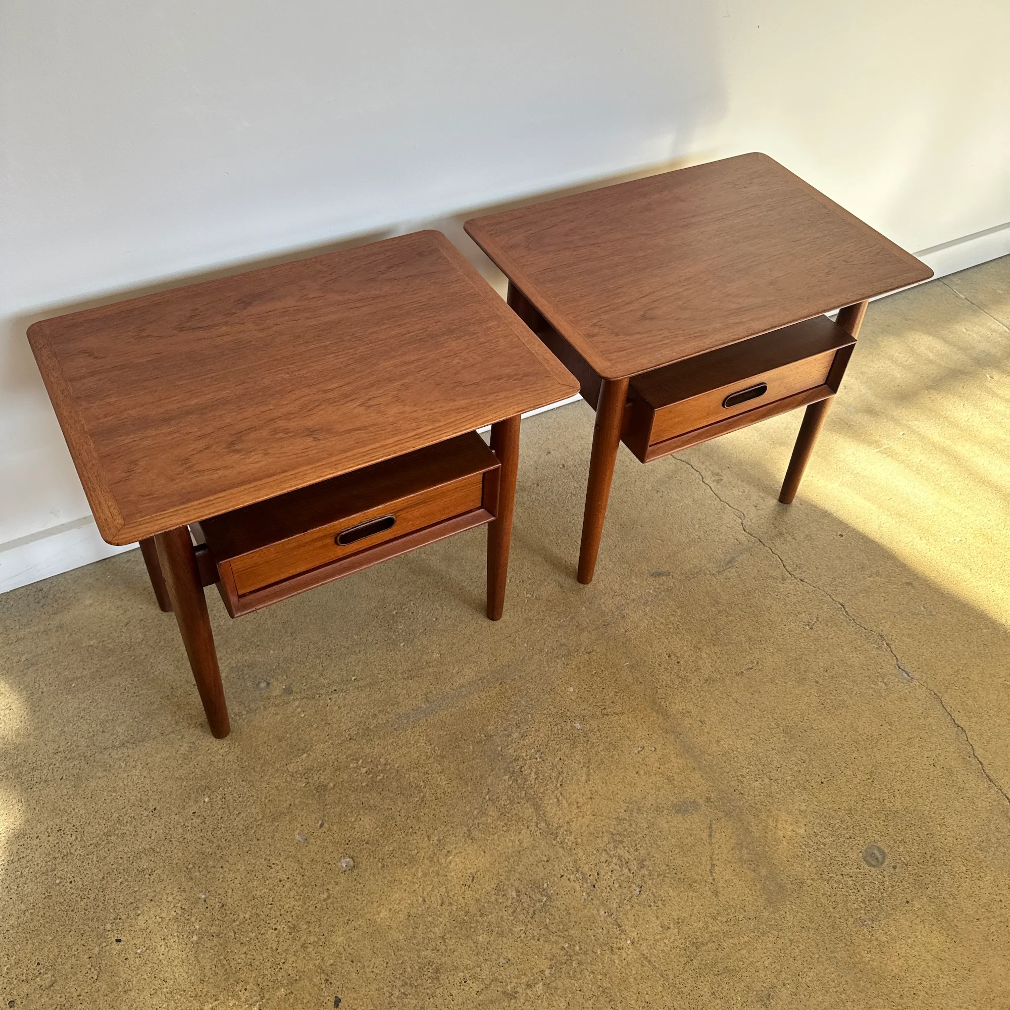 Danish Modern Teak Nightstands by Arne Vodder for Sibast - Image 5