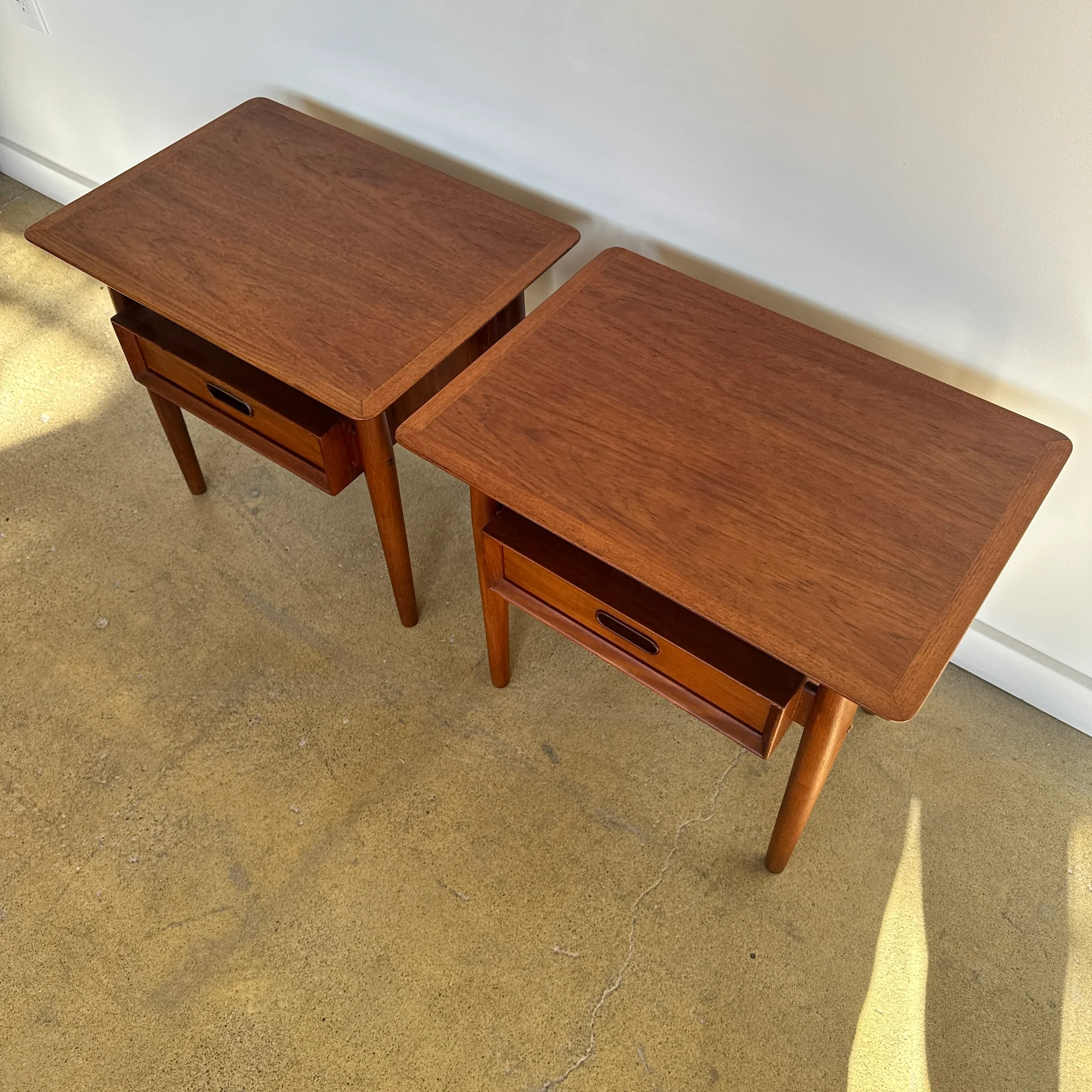 Danish Modern Teak Nightstands by Arne Vodder for Sibast - Image 6