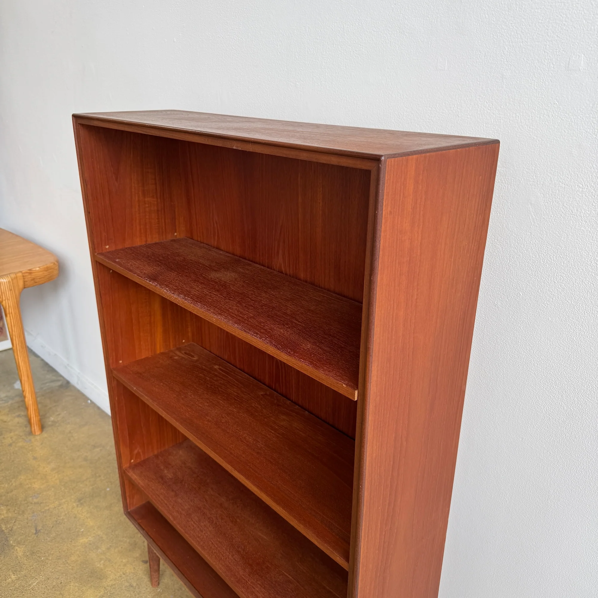 Danish Modern Teak Open Bookshelf - Image 6