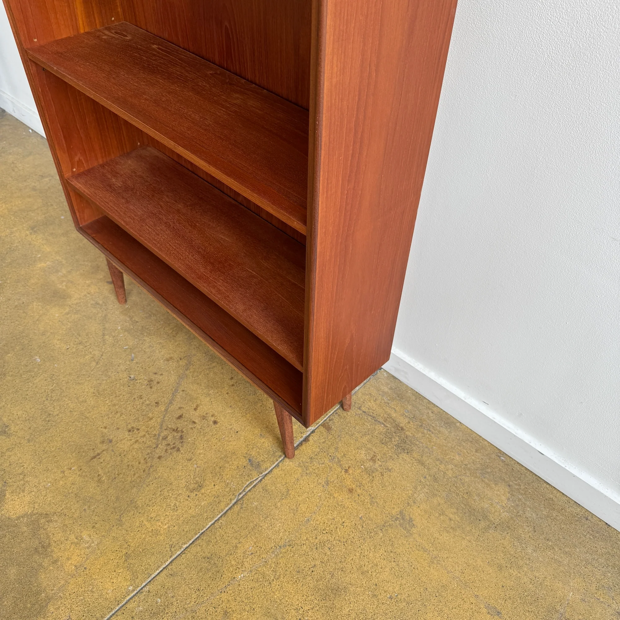 Danish Modern Teak Open Bookshelf - Image 7