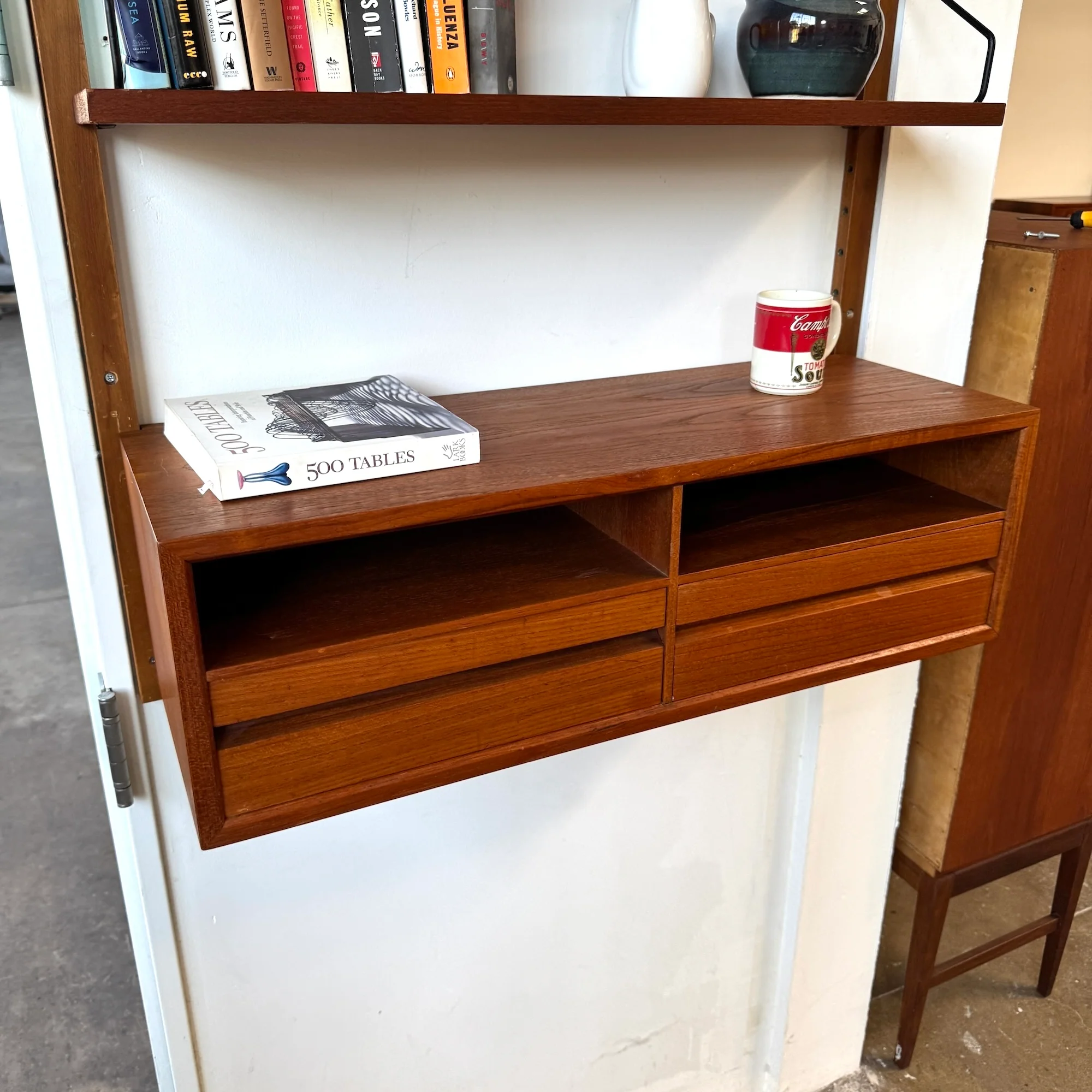 Danish Modern Teak Royal System Wall Unit by Poul Cadovius - Image 5