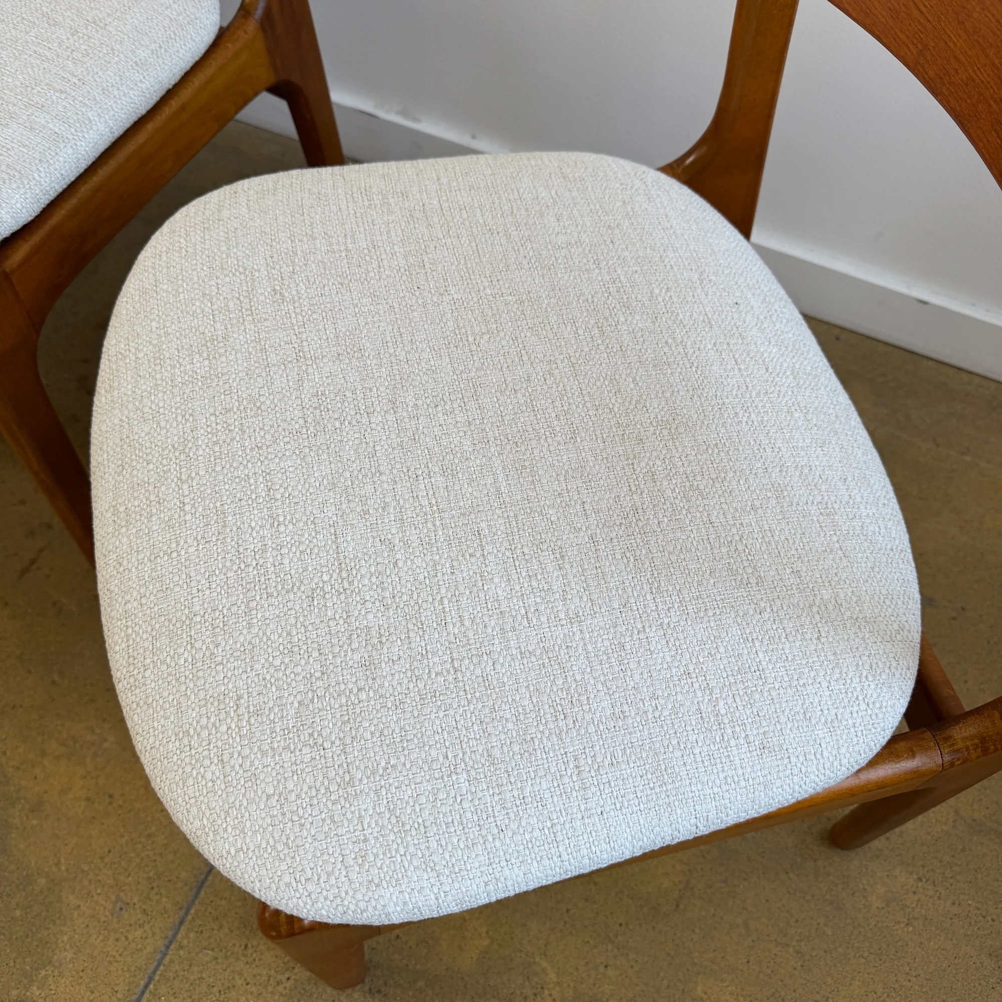Danish Modern Teak set of 4 dining chairs by Erik Buch for O.D. Mobler - Image 7